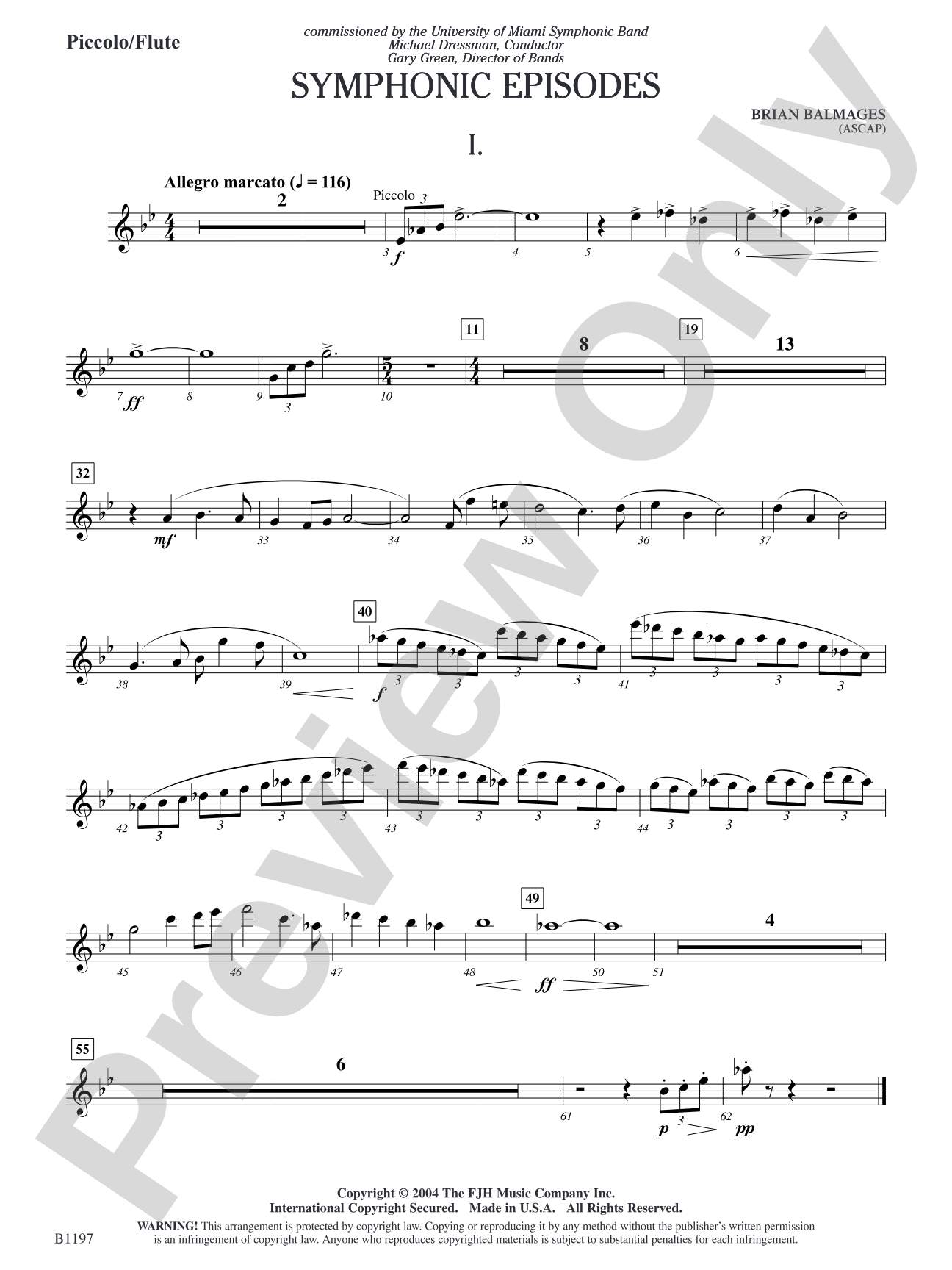 Symphonic Episodes: Piccolo/Flute