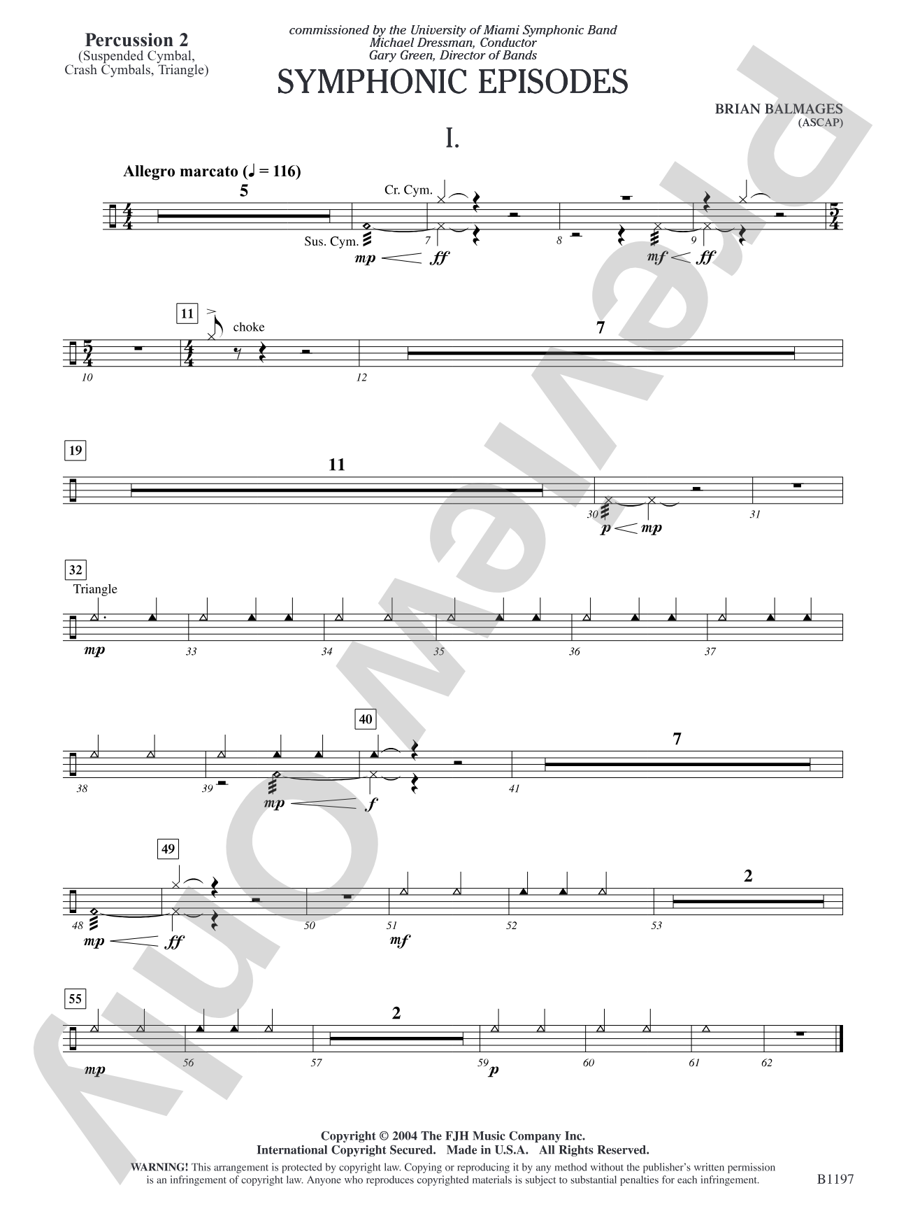 Symphonic Episodes: Percussion 2