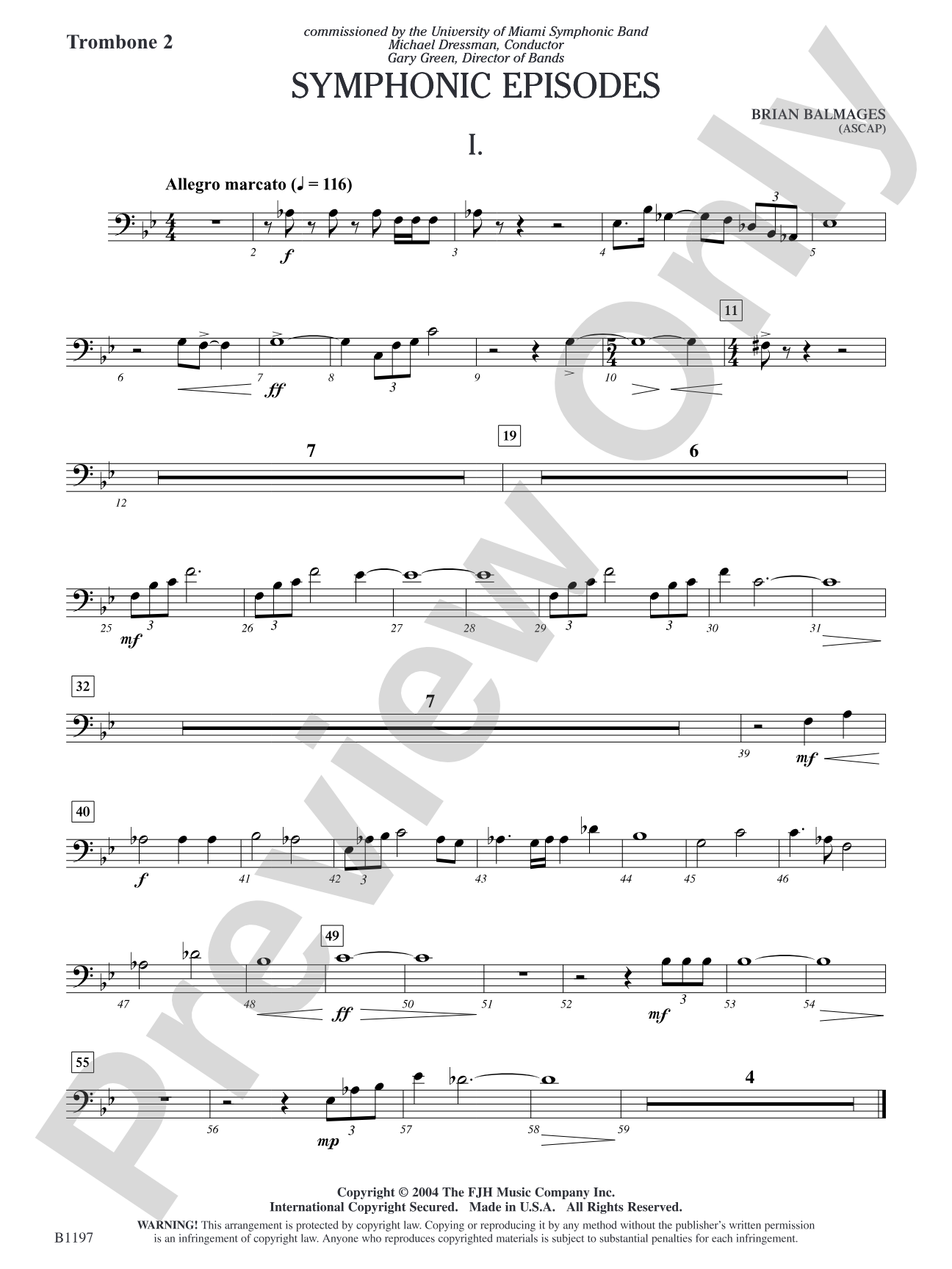 Symphonic Episodes: Trombone 2