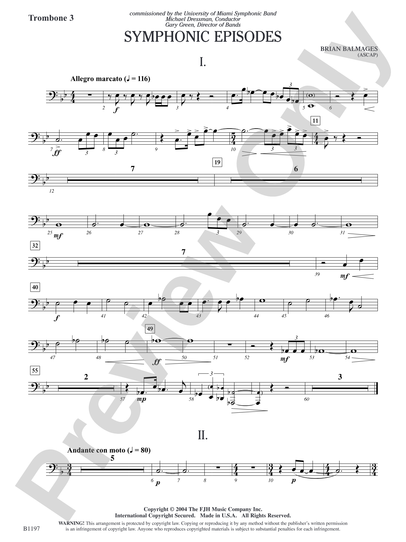 Symphonic Episodes: Trombone 3