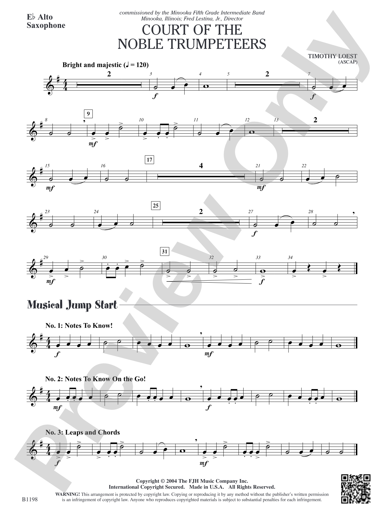 Court of the Noble Trumpeteers: E-flat Alto Saxophone