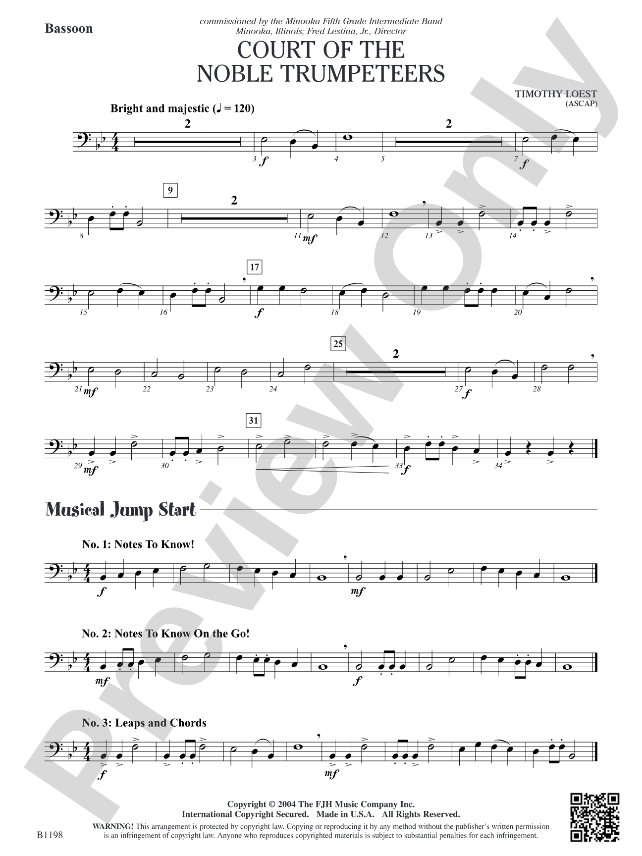 Court of the Noble Trumpeteers: Bassoon