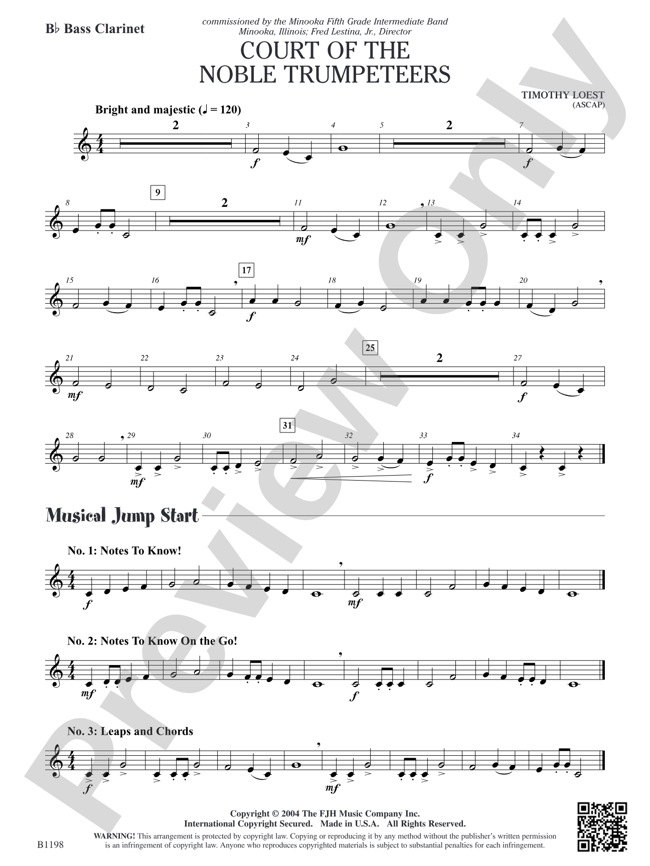 Court of the Noble Trumpeteers: B-flat Bass Clarinet