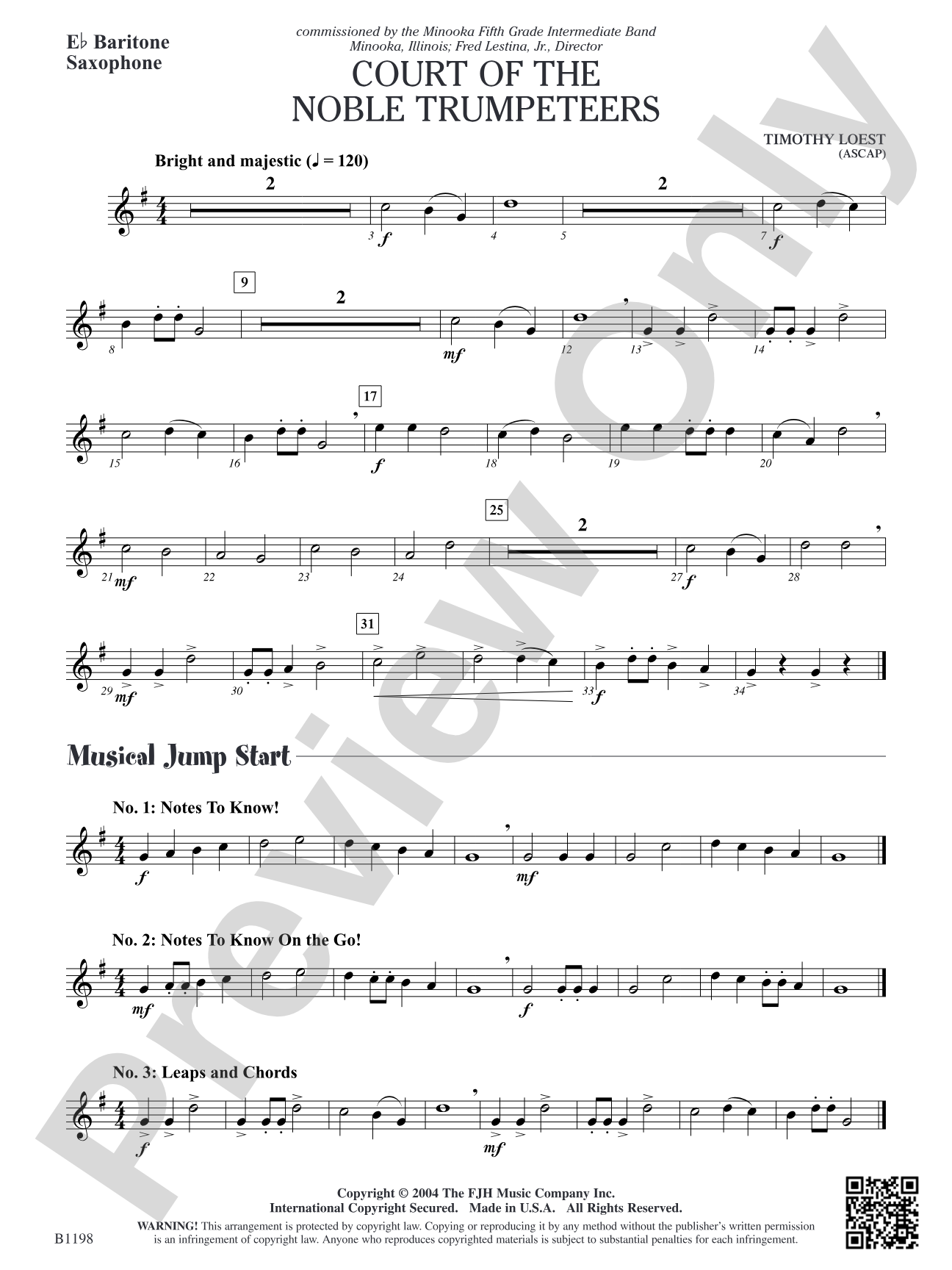 Court of the Noble Trumpeteers: E-flat Baritone Saxophone