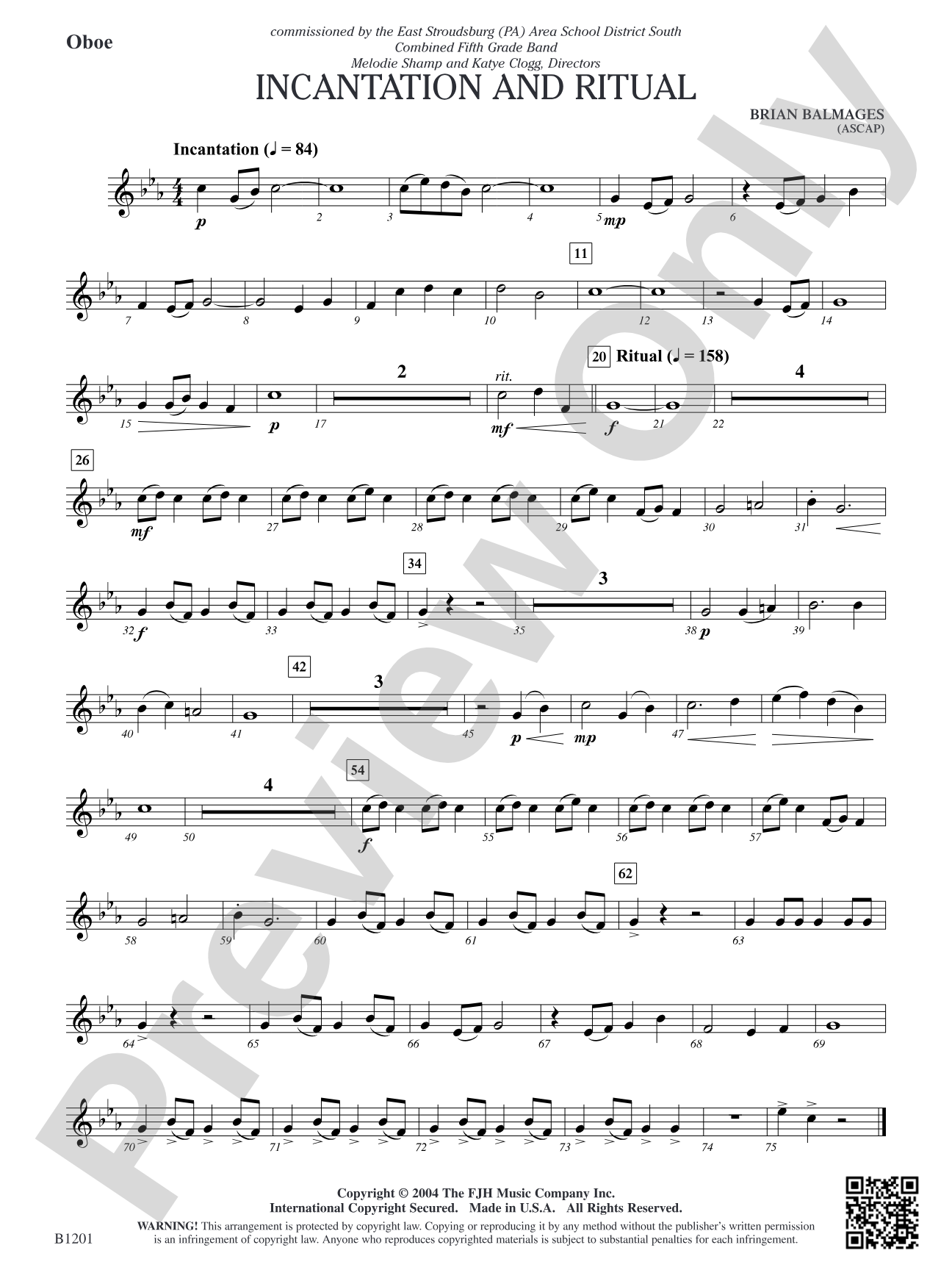 Incantation and Ritual: Oboe