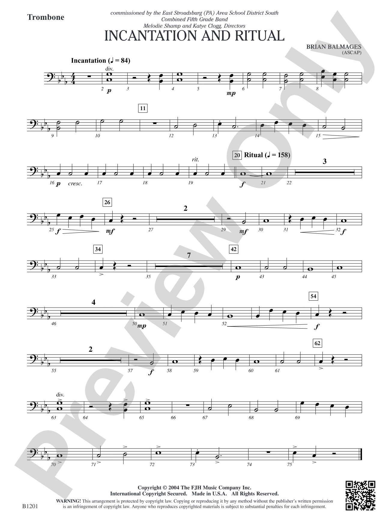 Incantation and Ritual: Trombone