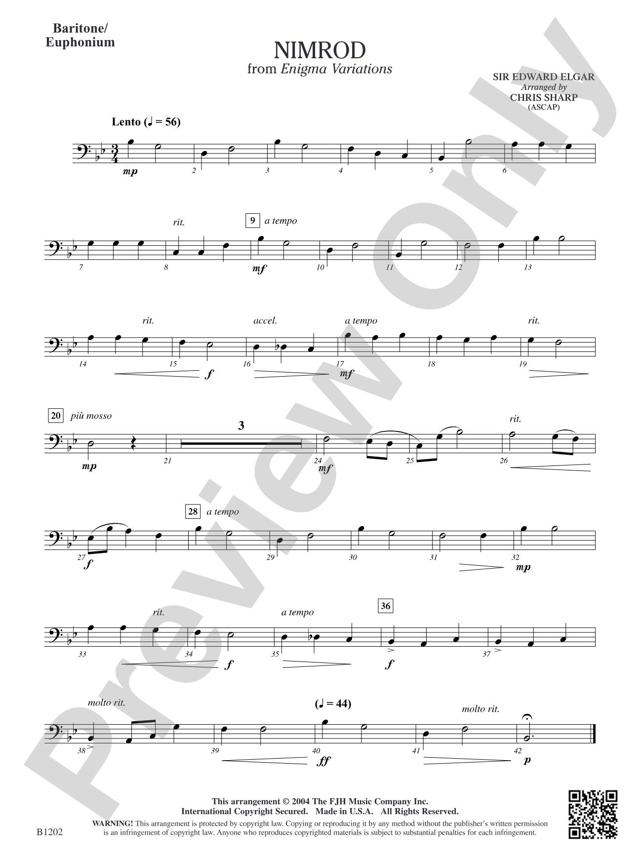 Nimrod: Baritone/Euphonium