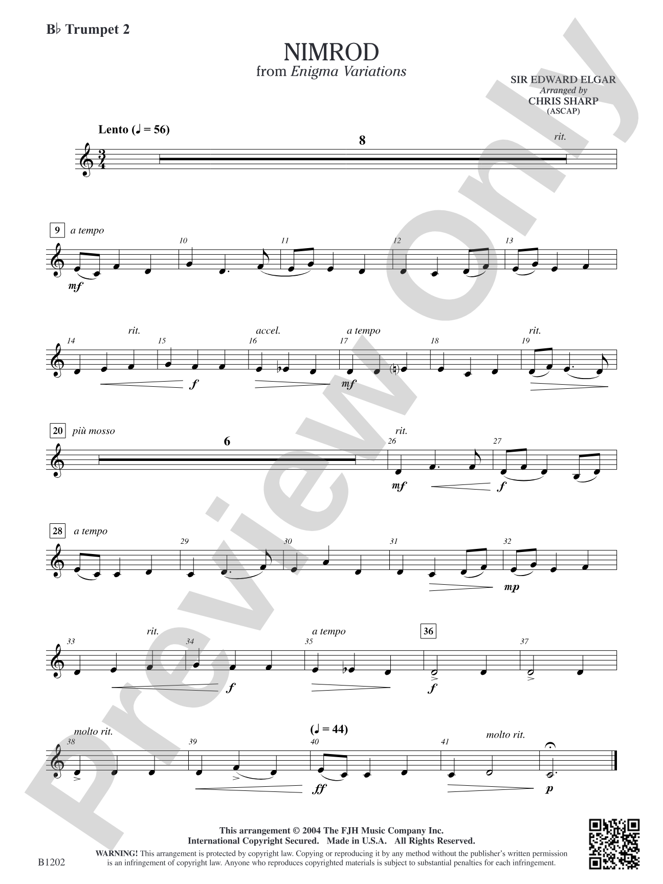 Nimrod: B-flat Trumpet 2