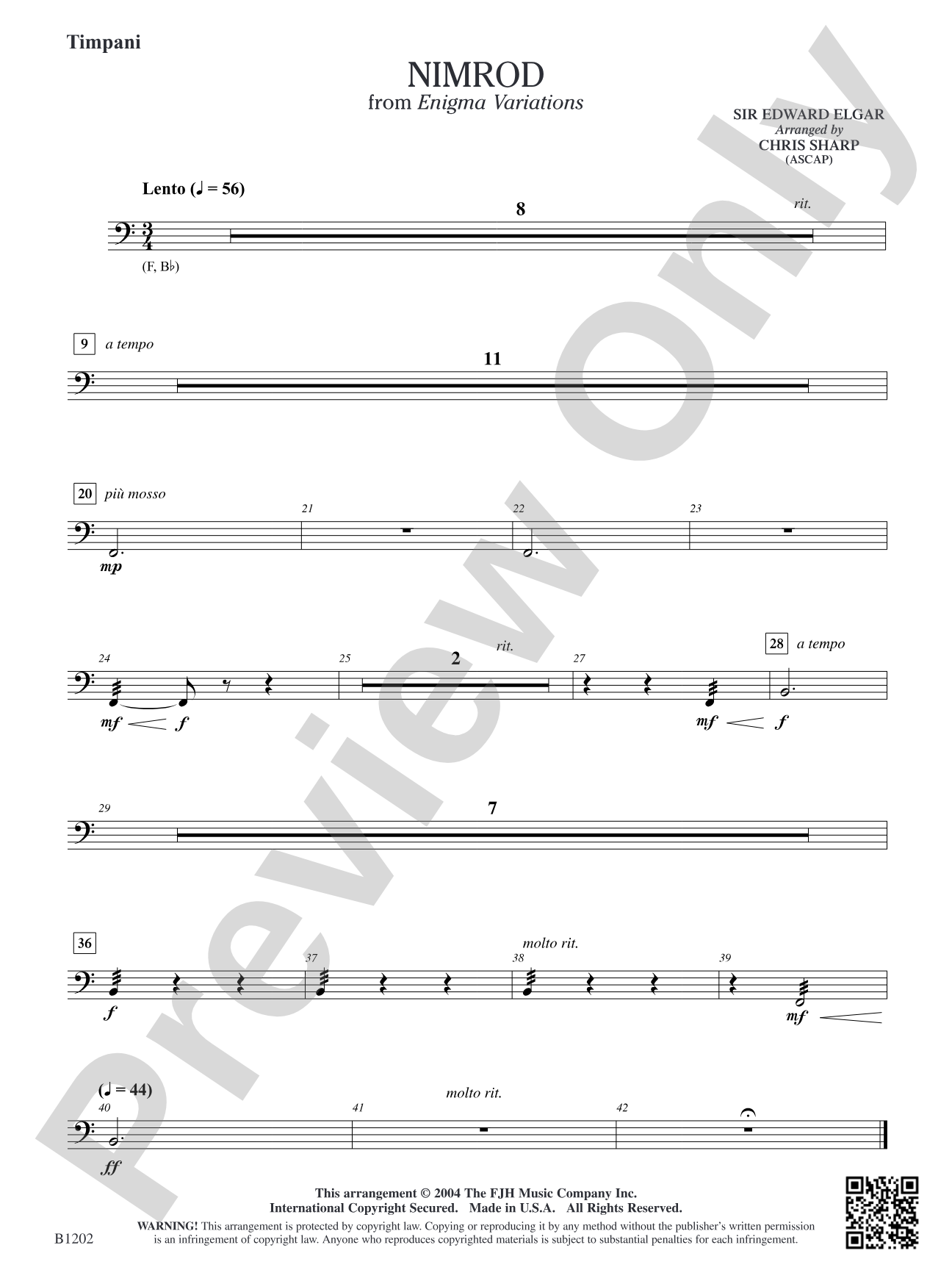Nimrod: Timpani