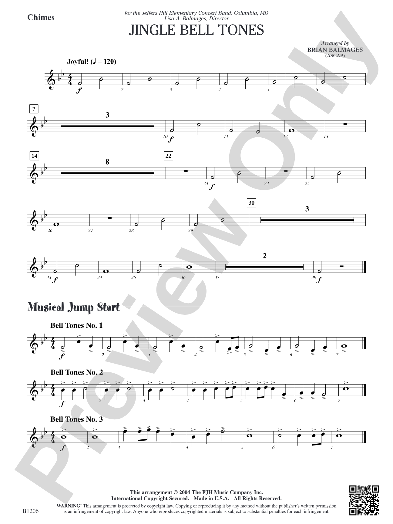 Jingle Bell Tones: Optional Chimes