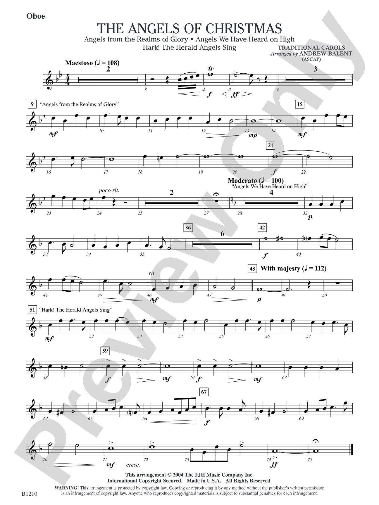The Angels of Christmas: Oboe