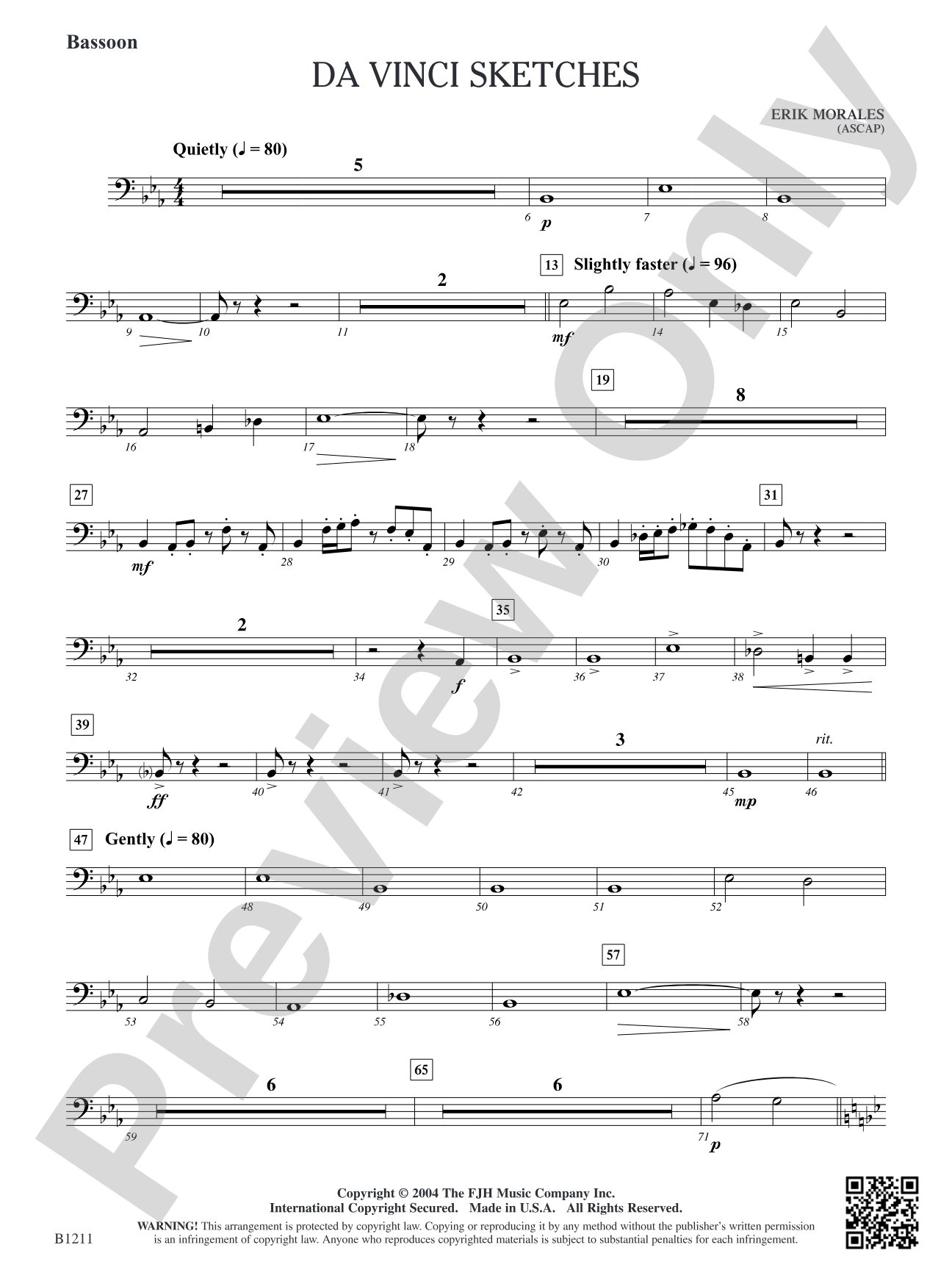 Da Vinci Sketches: Bassoon