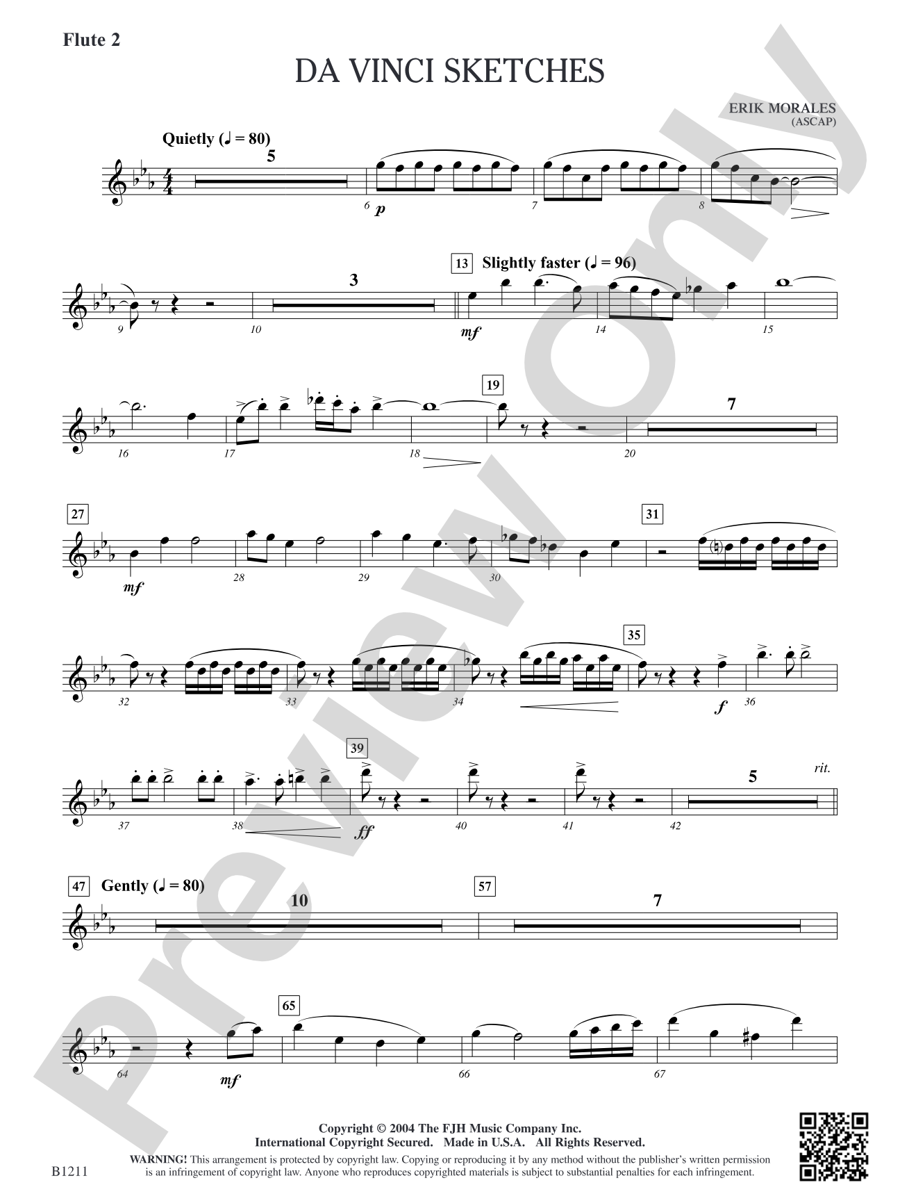 Da Vinci Sketches: Flute 2