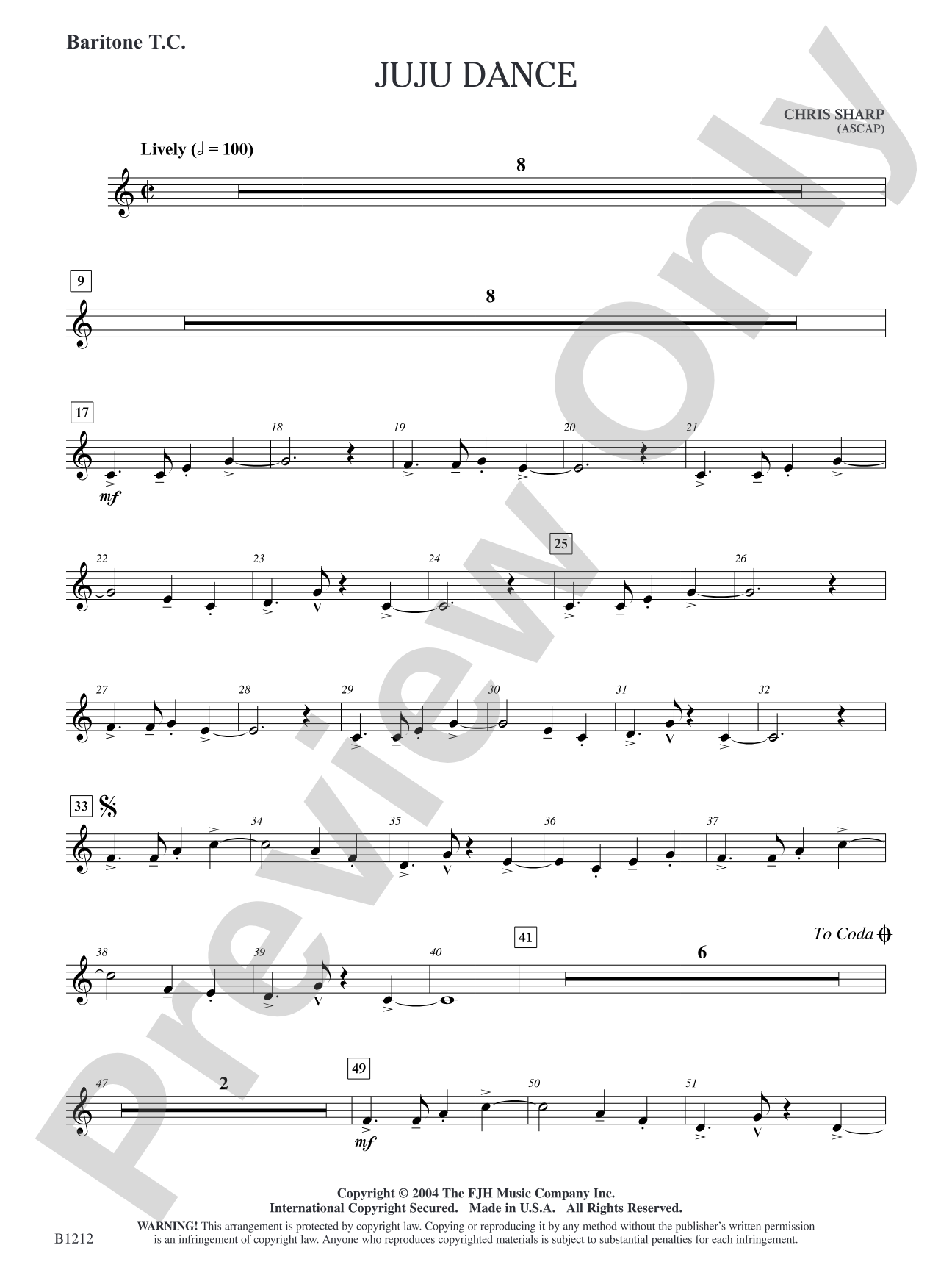 Juju Dance: Baritone T.C.