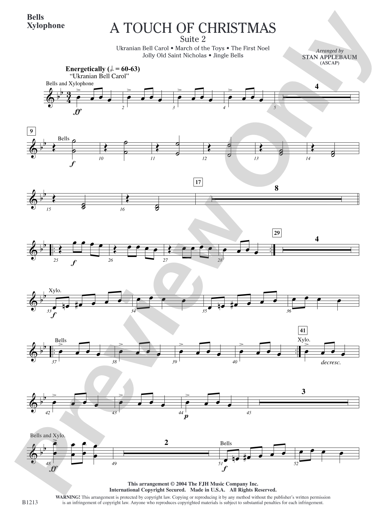 A Touch of Christmas: Suite 2: Bells / Xylophone