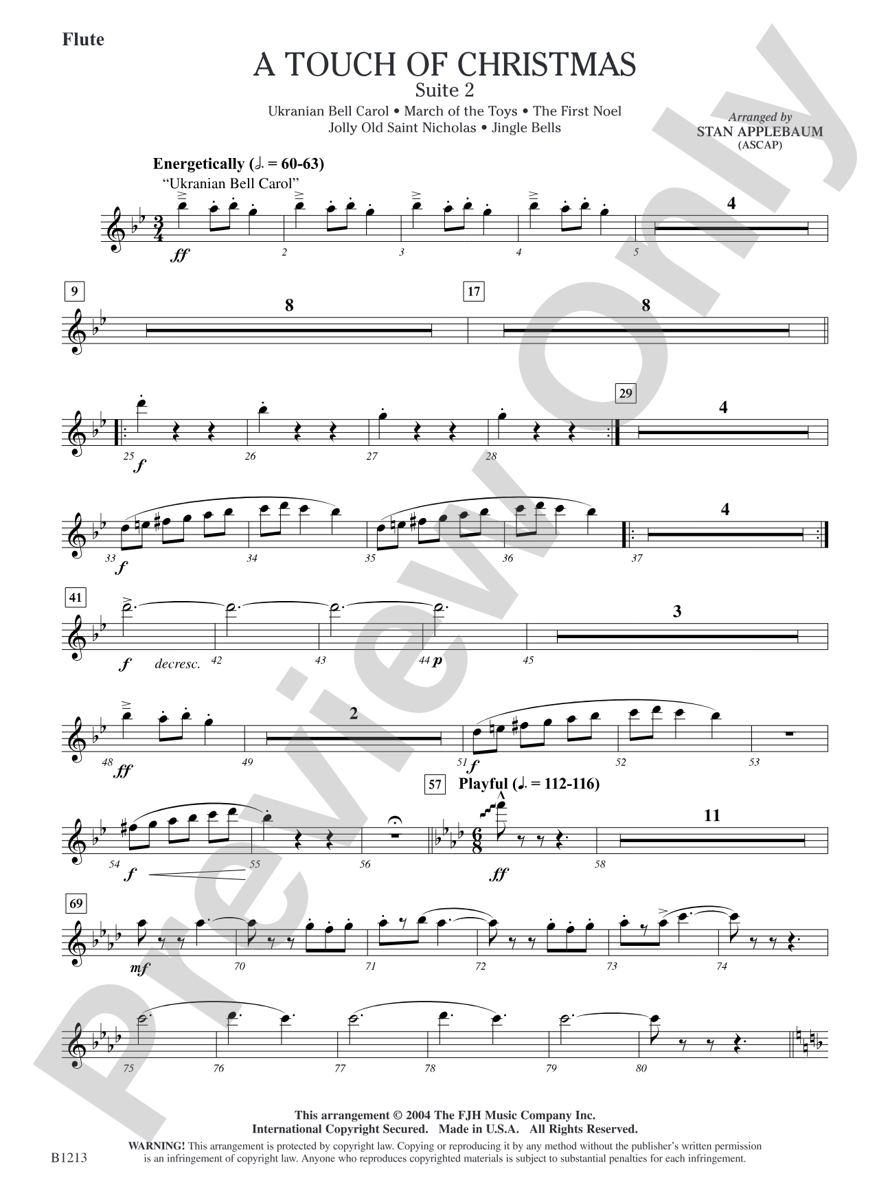 A Touch of Christmas: Suite 2: Flute