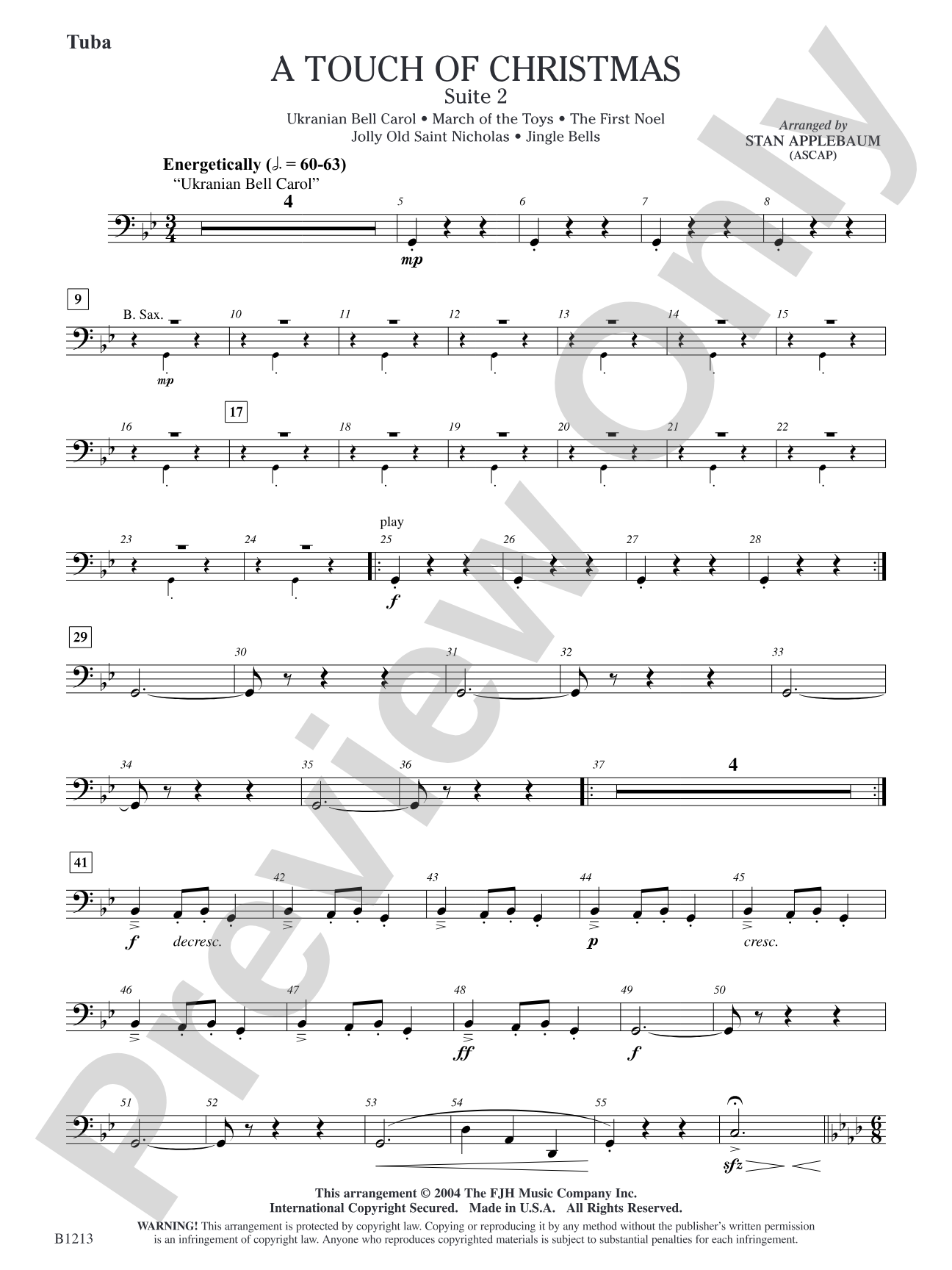 A Touch of Christmas: Suite 2: Tuba