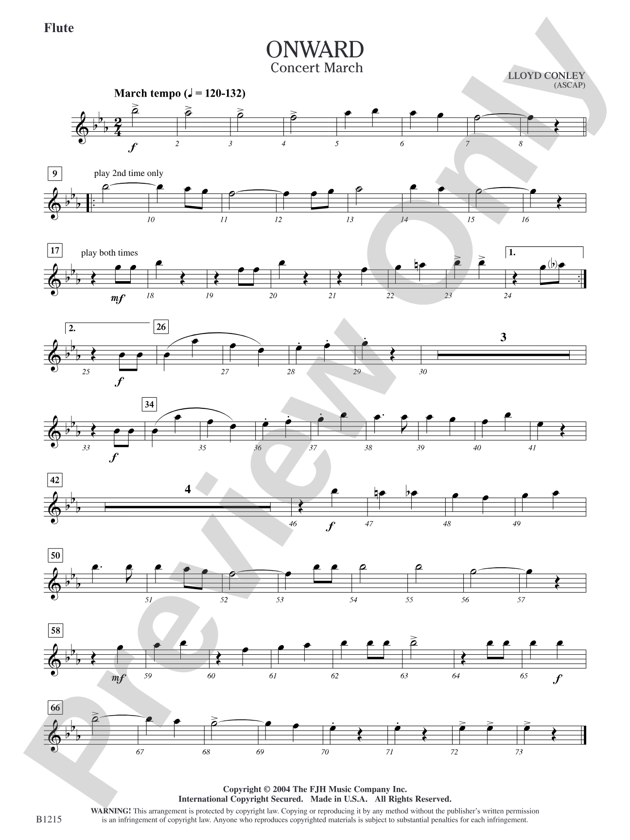 Onward: Flute