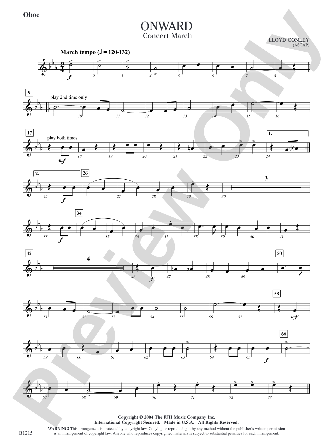 Onward: Oboe