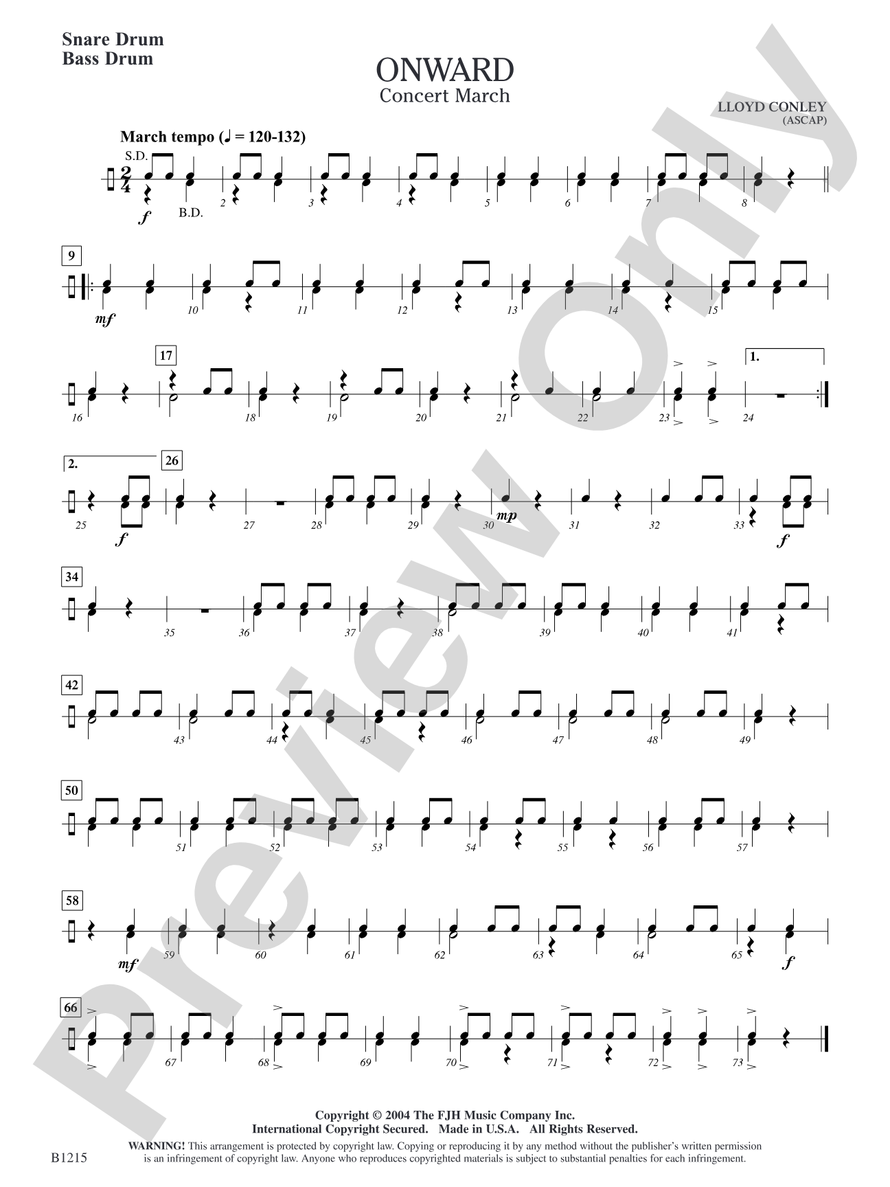 Onward: Snare Drum