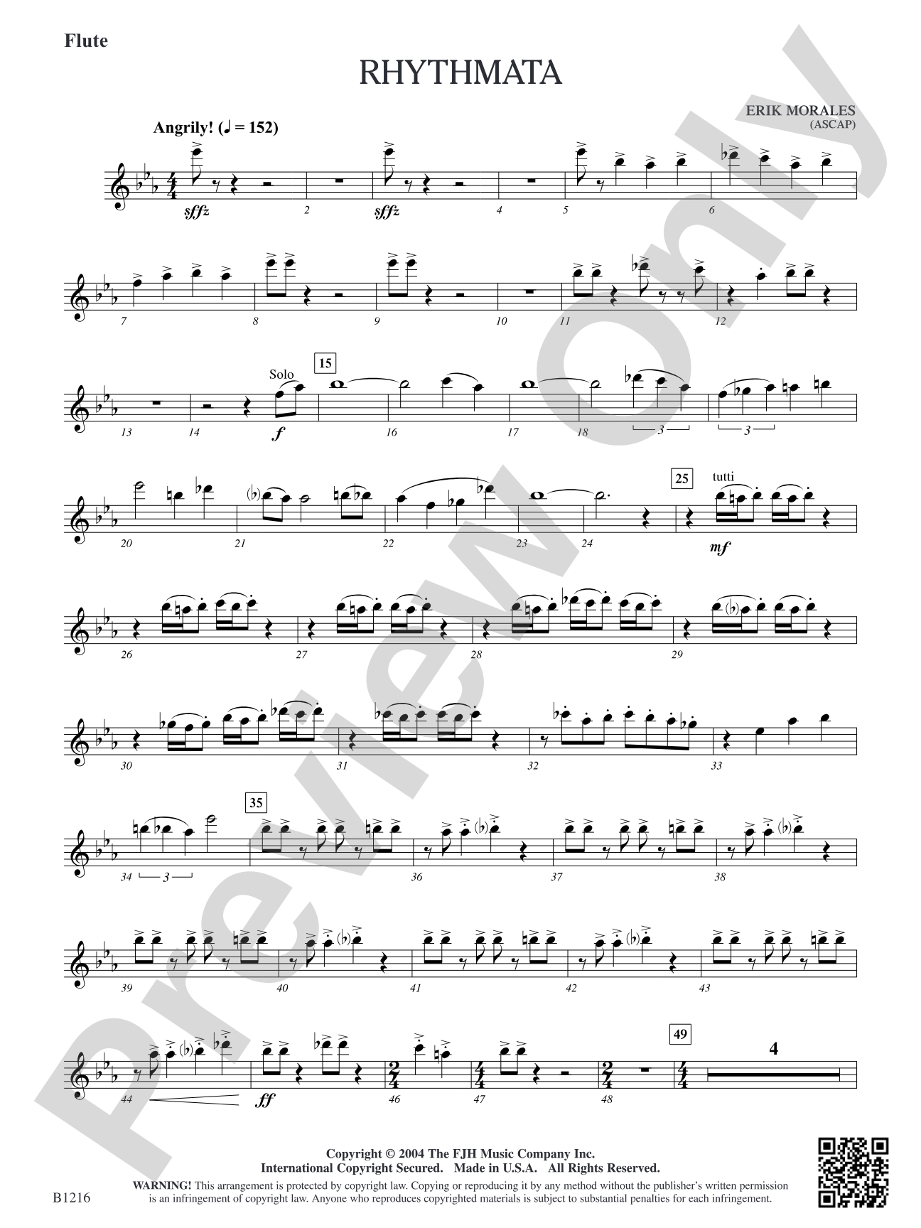 Rhythmata: Flute
