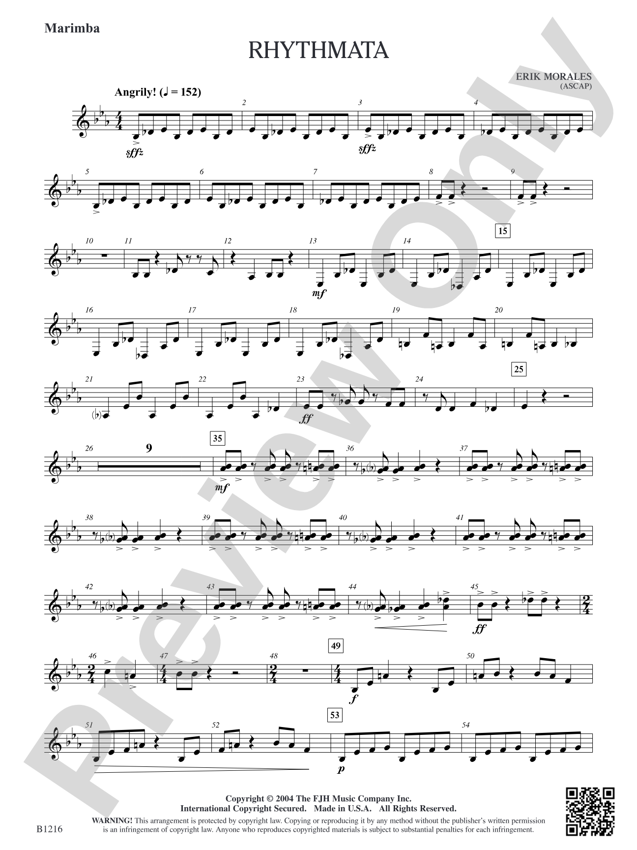 Rhythmata: Optional Marimba