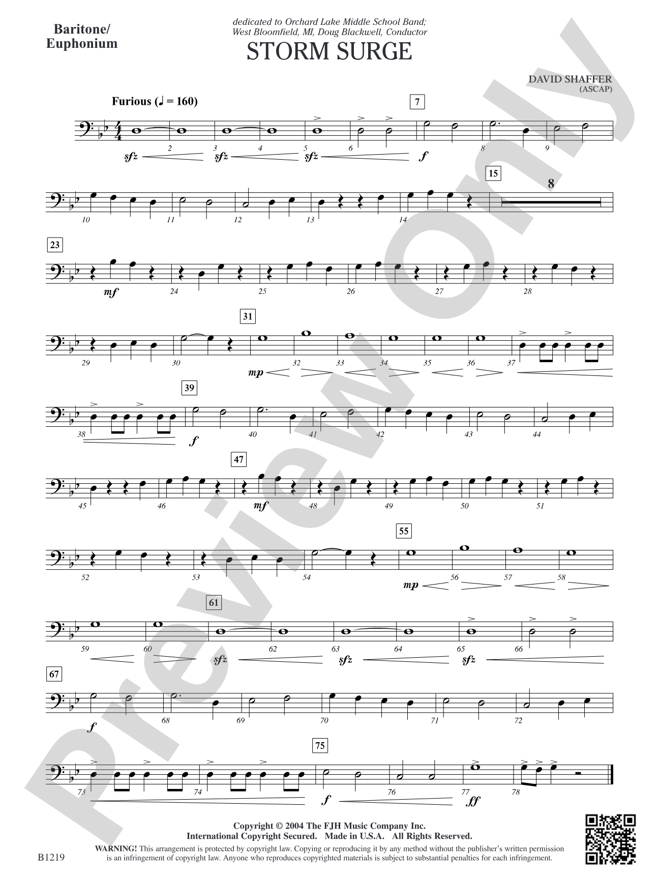 Storm Surge: Baritone/Euphonium