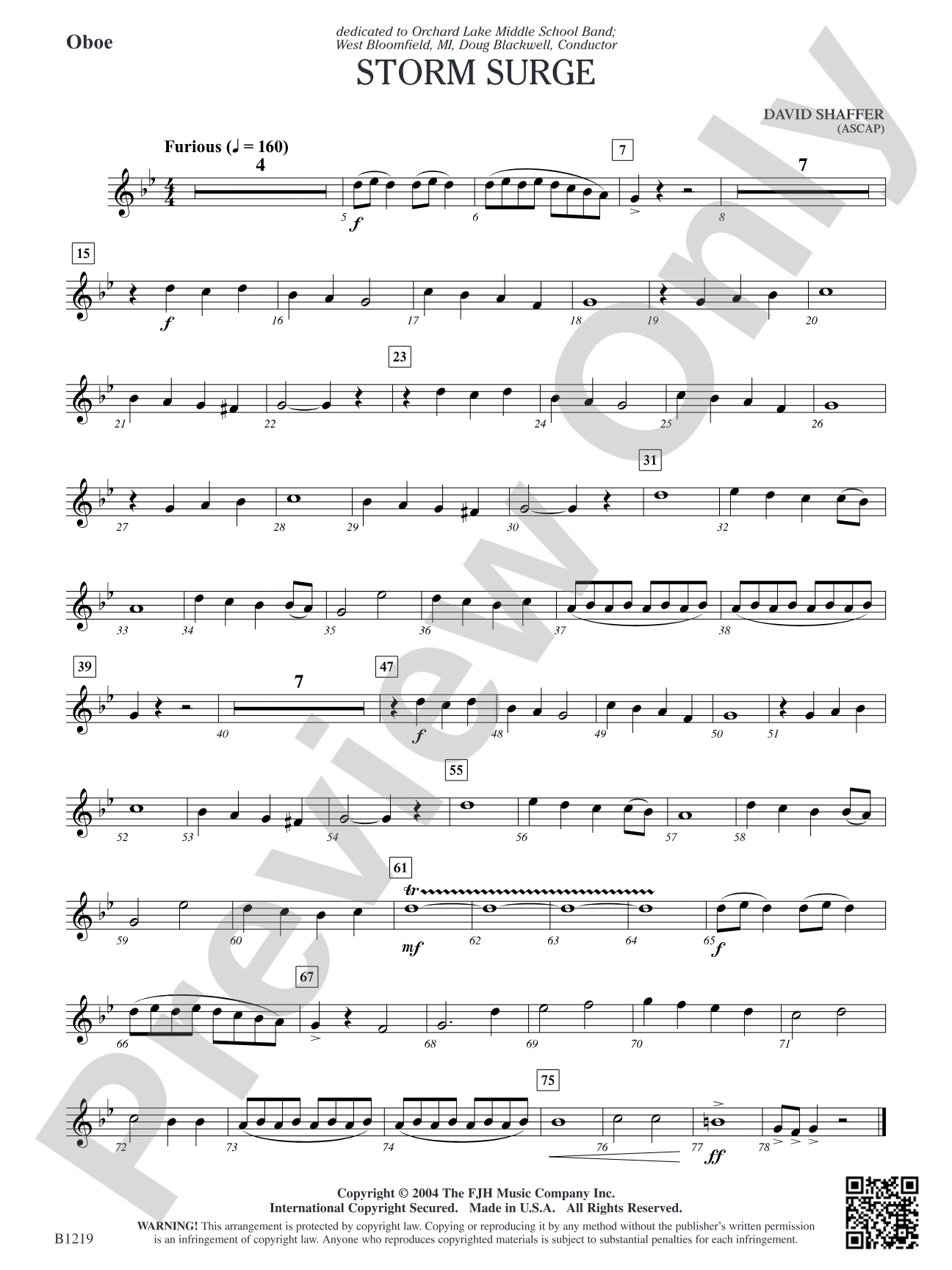 Storm Surge: Oboe