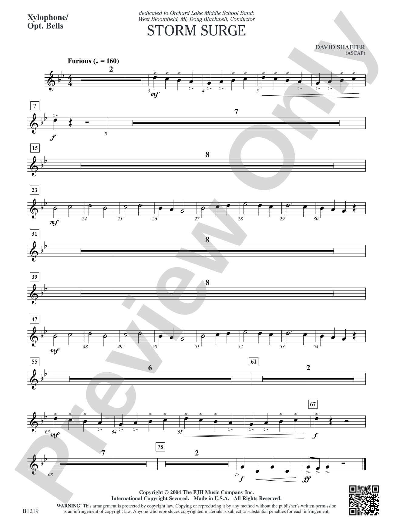 Storm Surge: Xylophone/Opt. Bells
