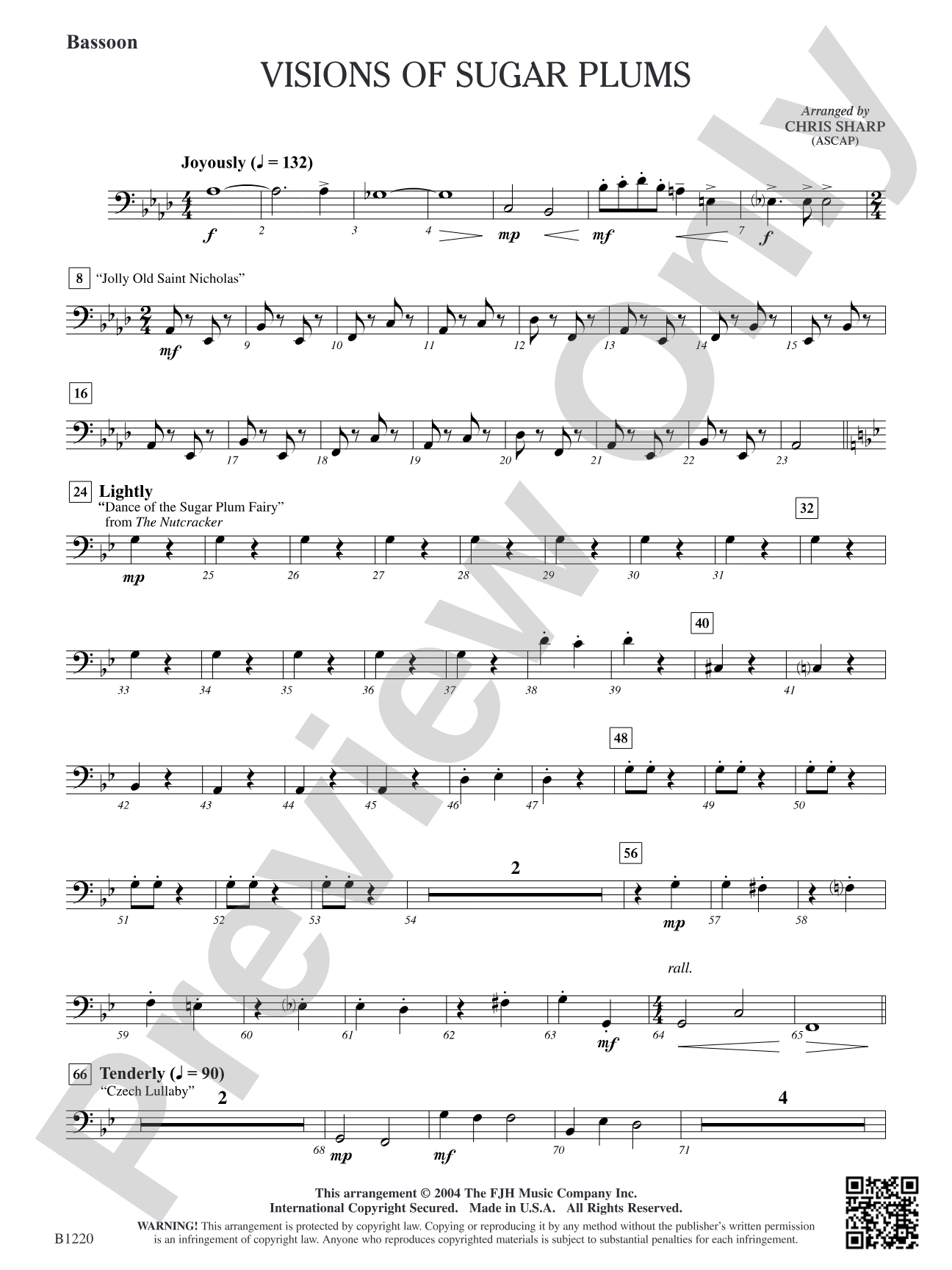 Visions of Sugar Plums: Bassoon