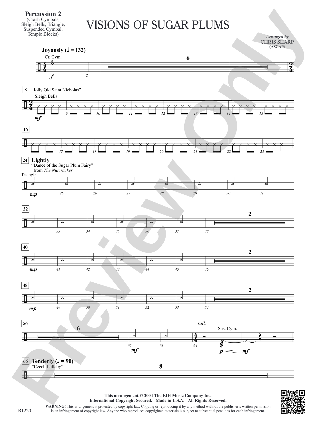 Visions of Sugar Plums: Percussion 2