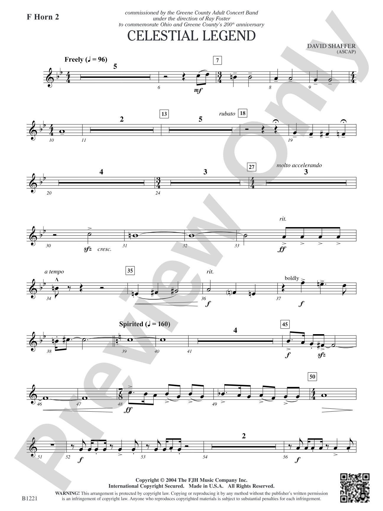 Celestial Legend: F Horn 2