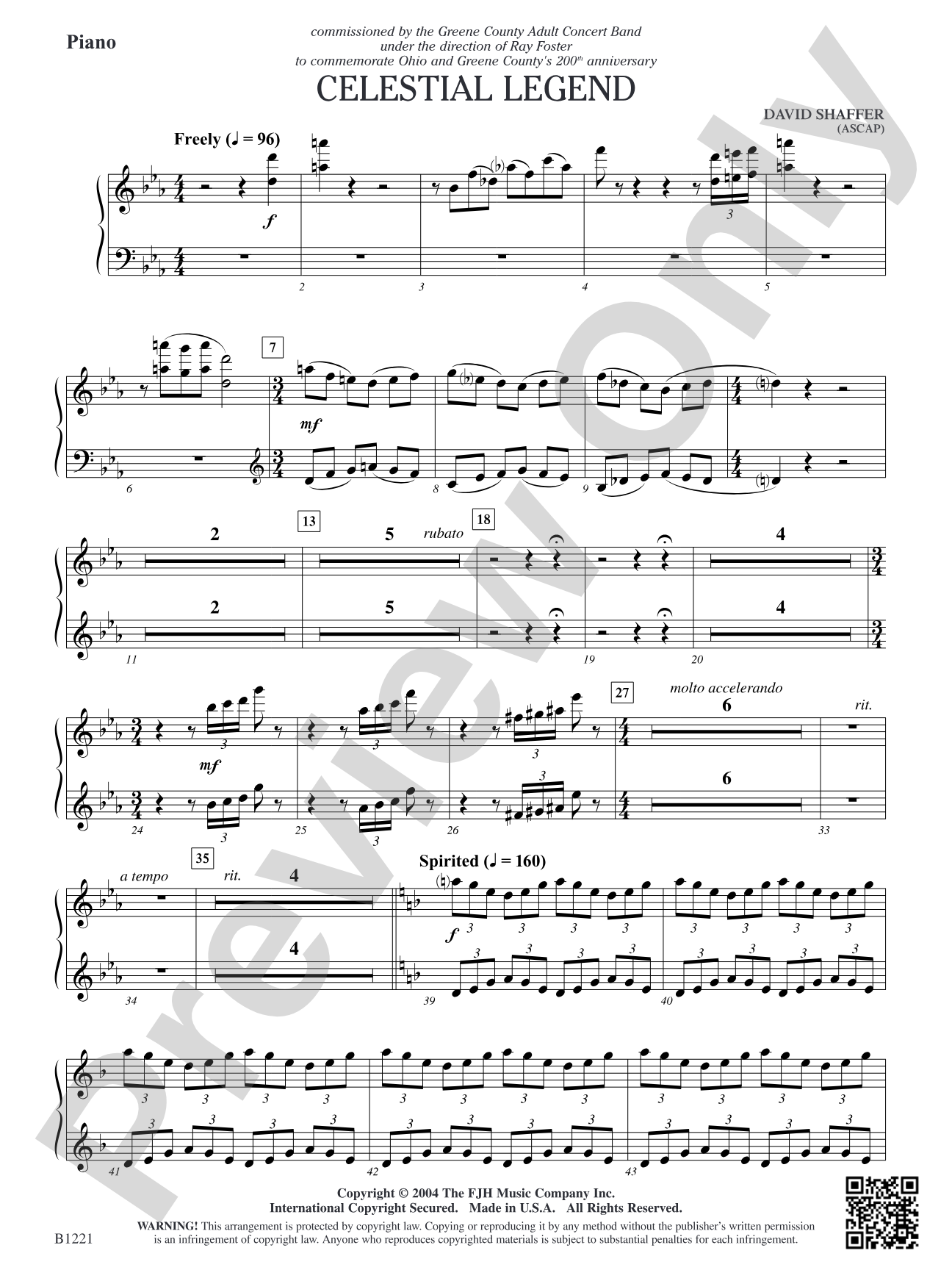 Celestial Legend: Piano