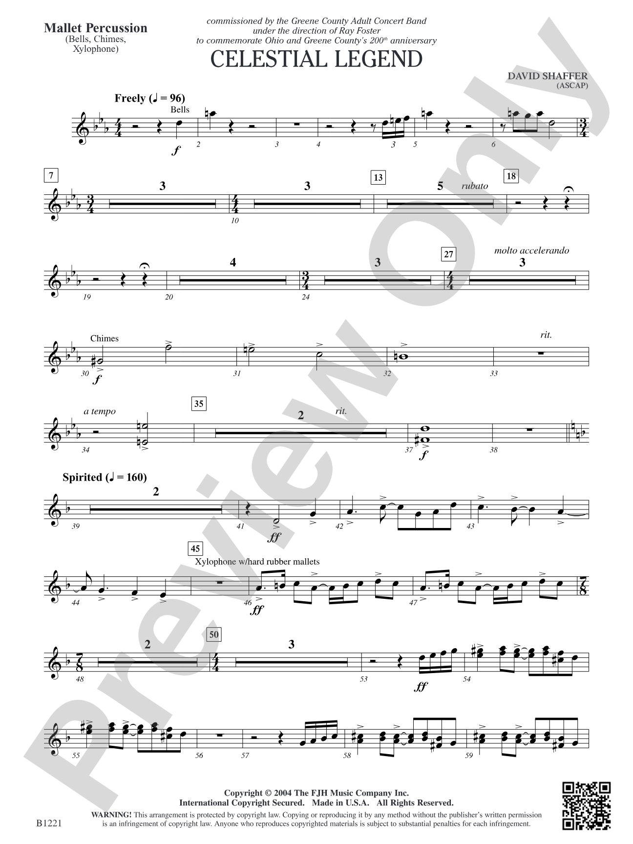 Celestial Legend: Mallet Percussion