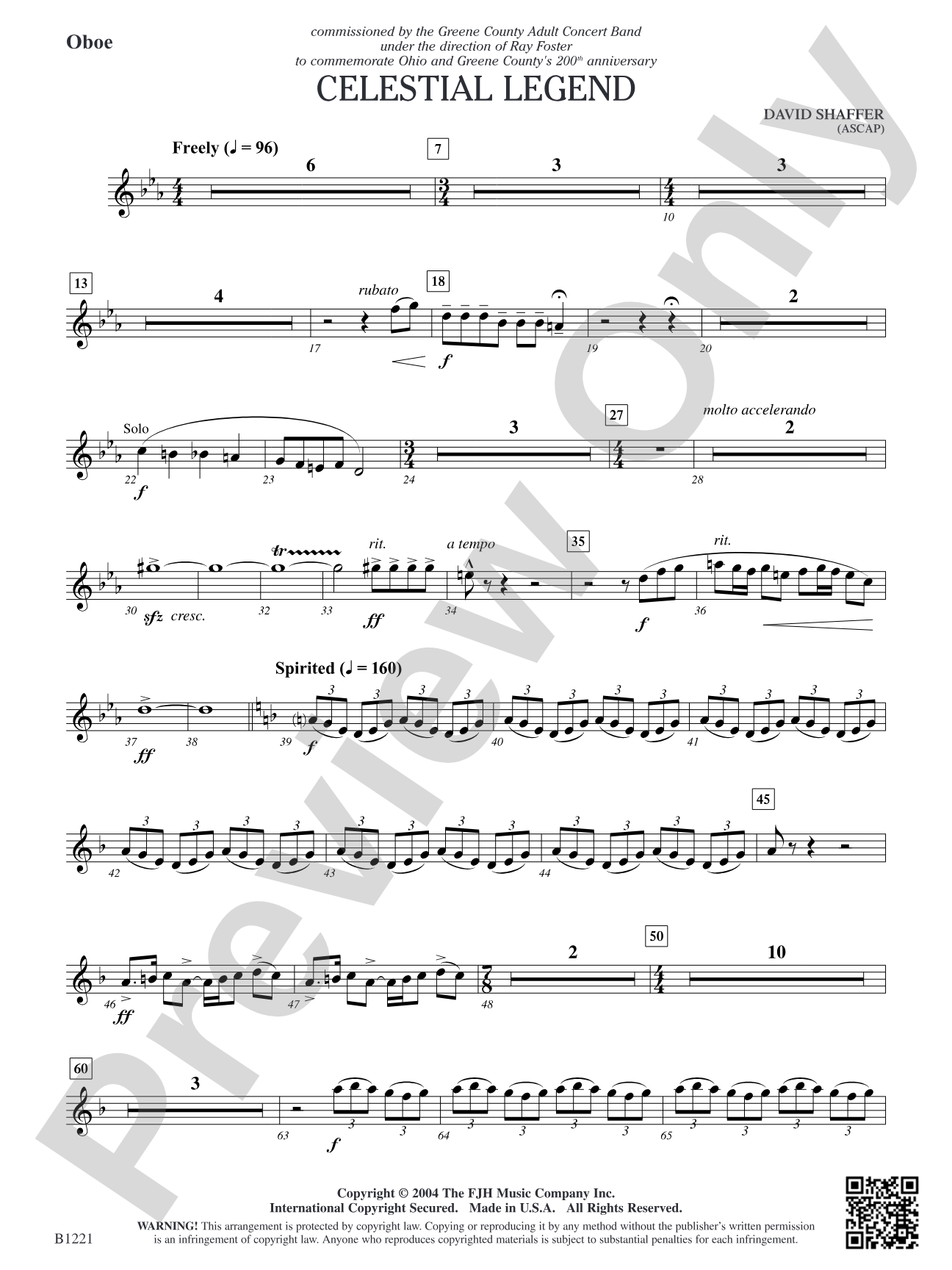 Celestial Legend: Oboe