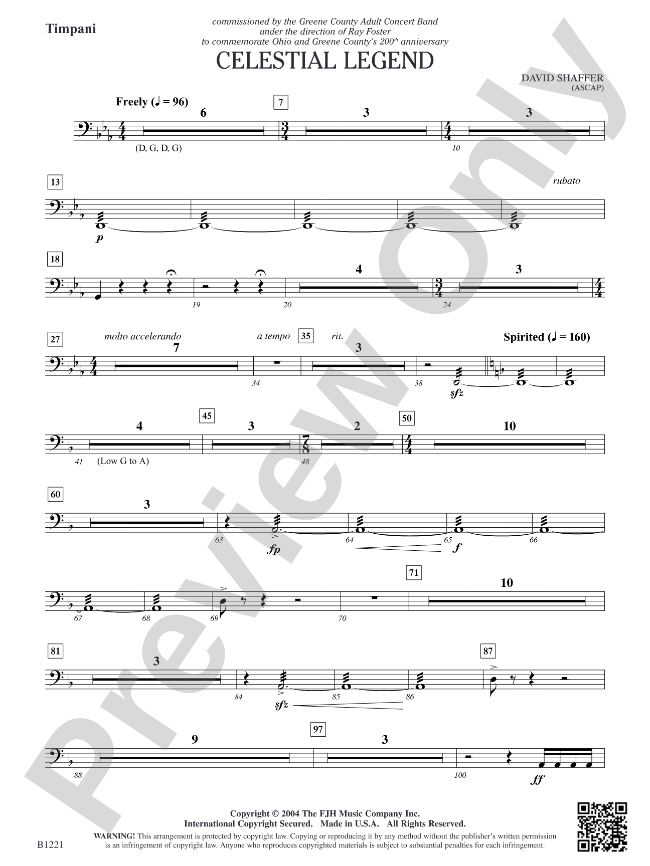 Celestial Legend: Timpani