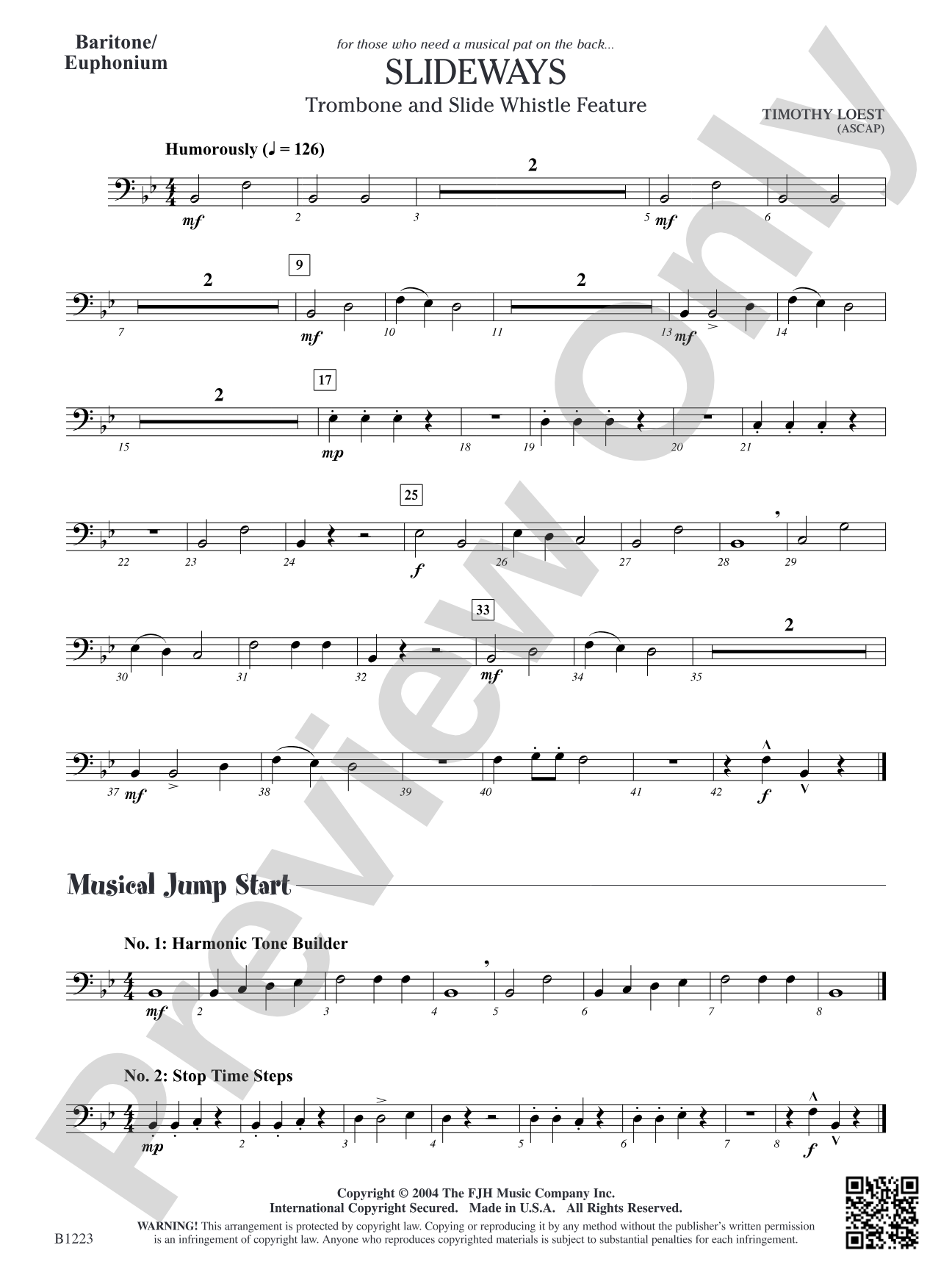 Slideways: Baritone/Euphonium