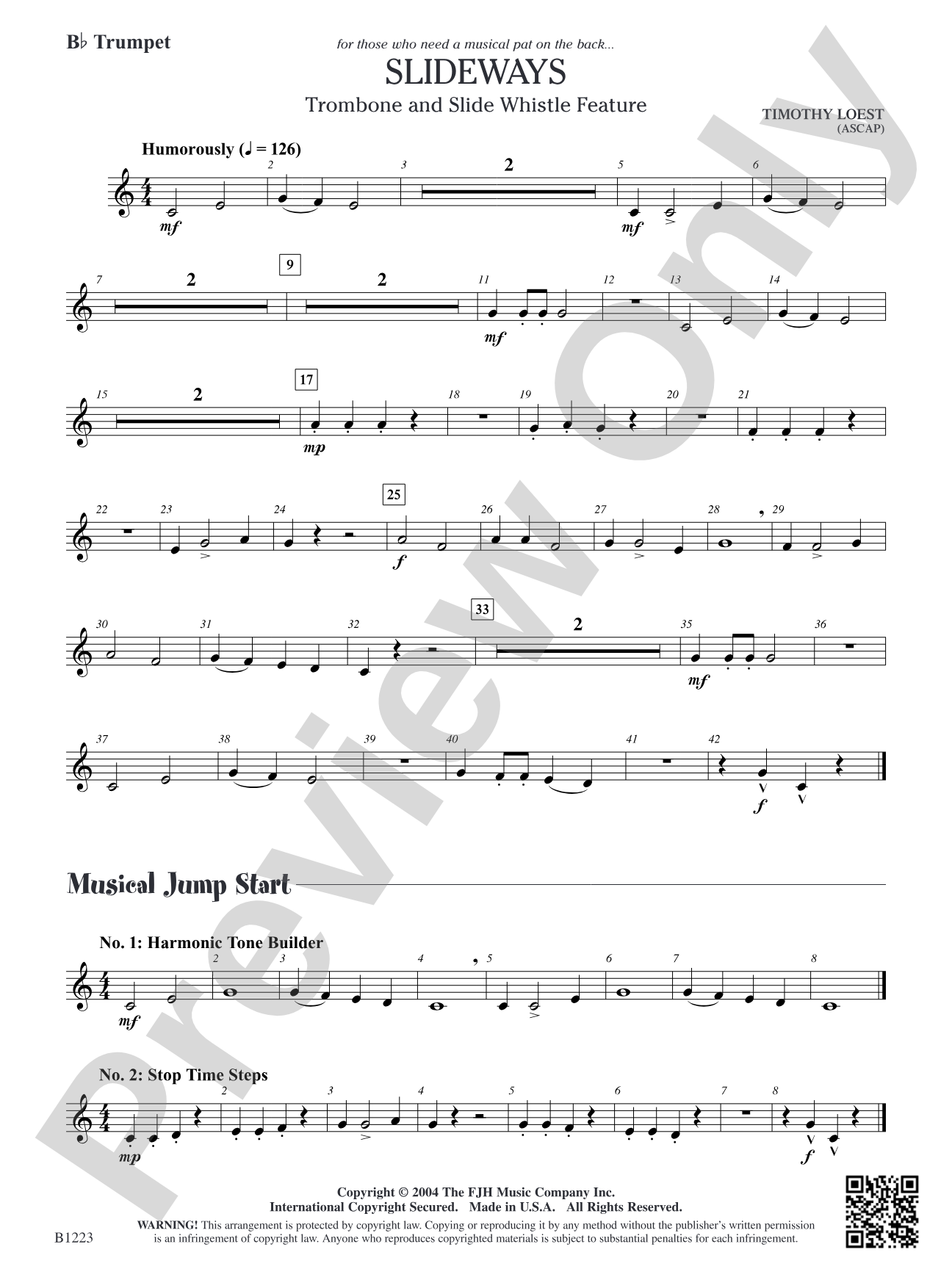 Slideways: B-flat Trumpet
