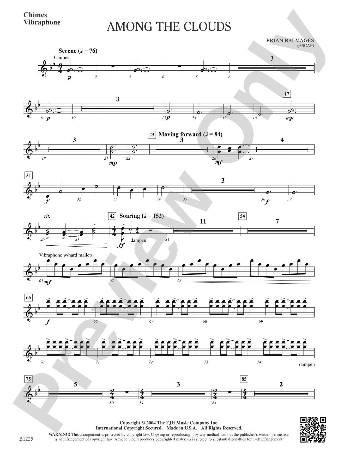 Among the Clouds: Chimes/Vibraphone