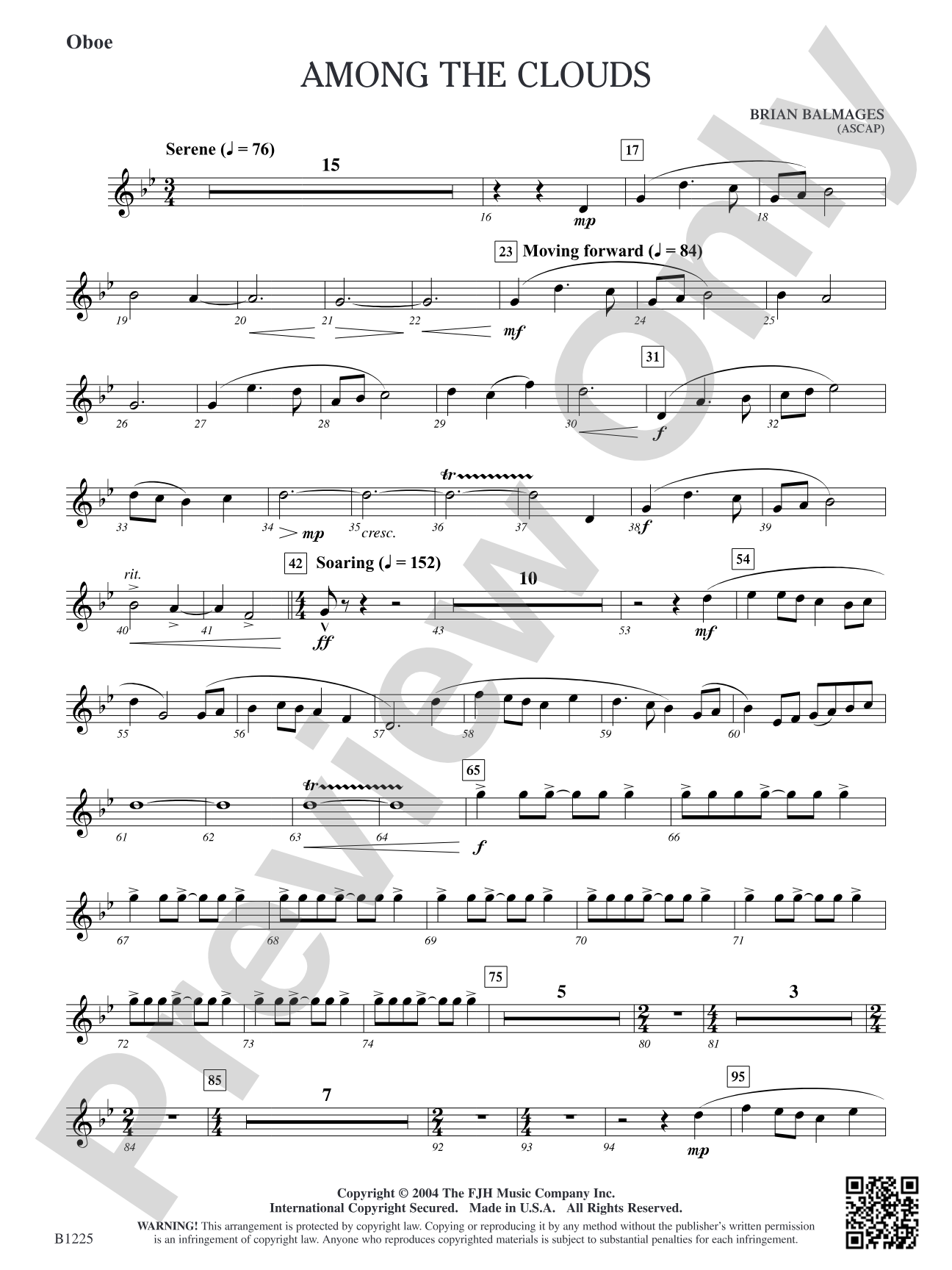 Among the Clouds: Oboe