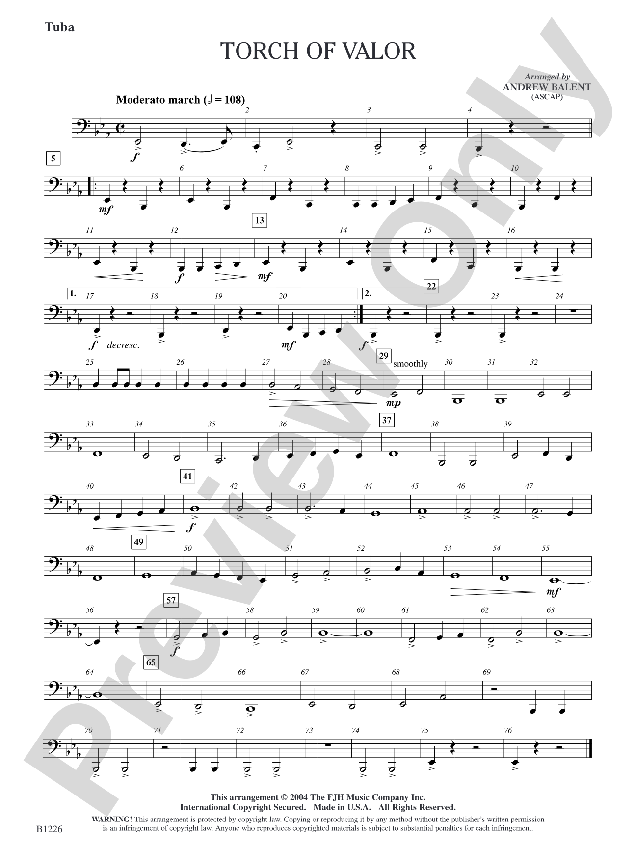 Torch of Valor: Tuba
