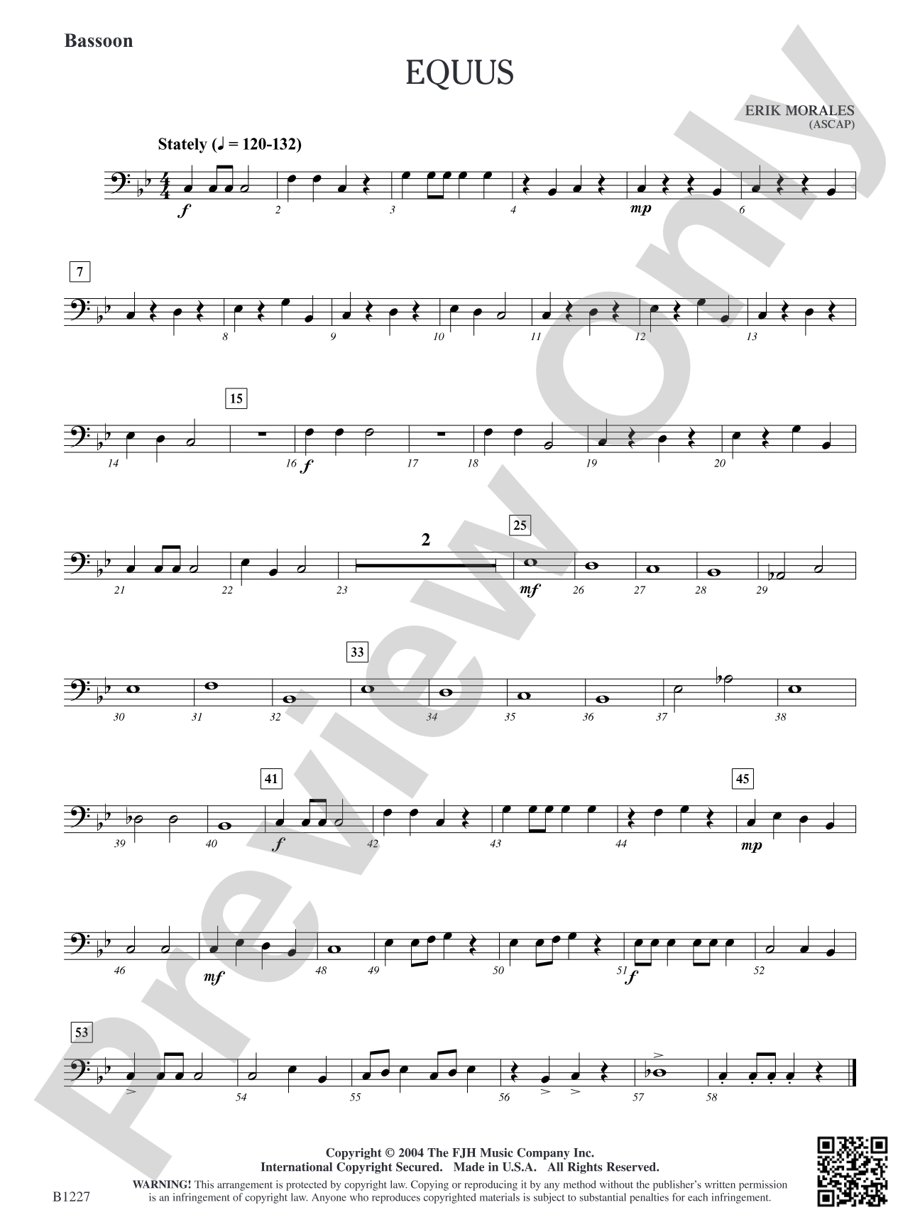 Equus: Bassoon