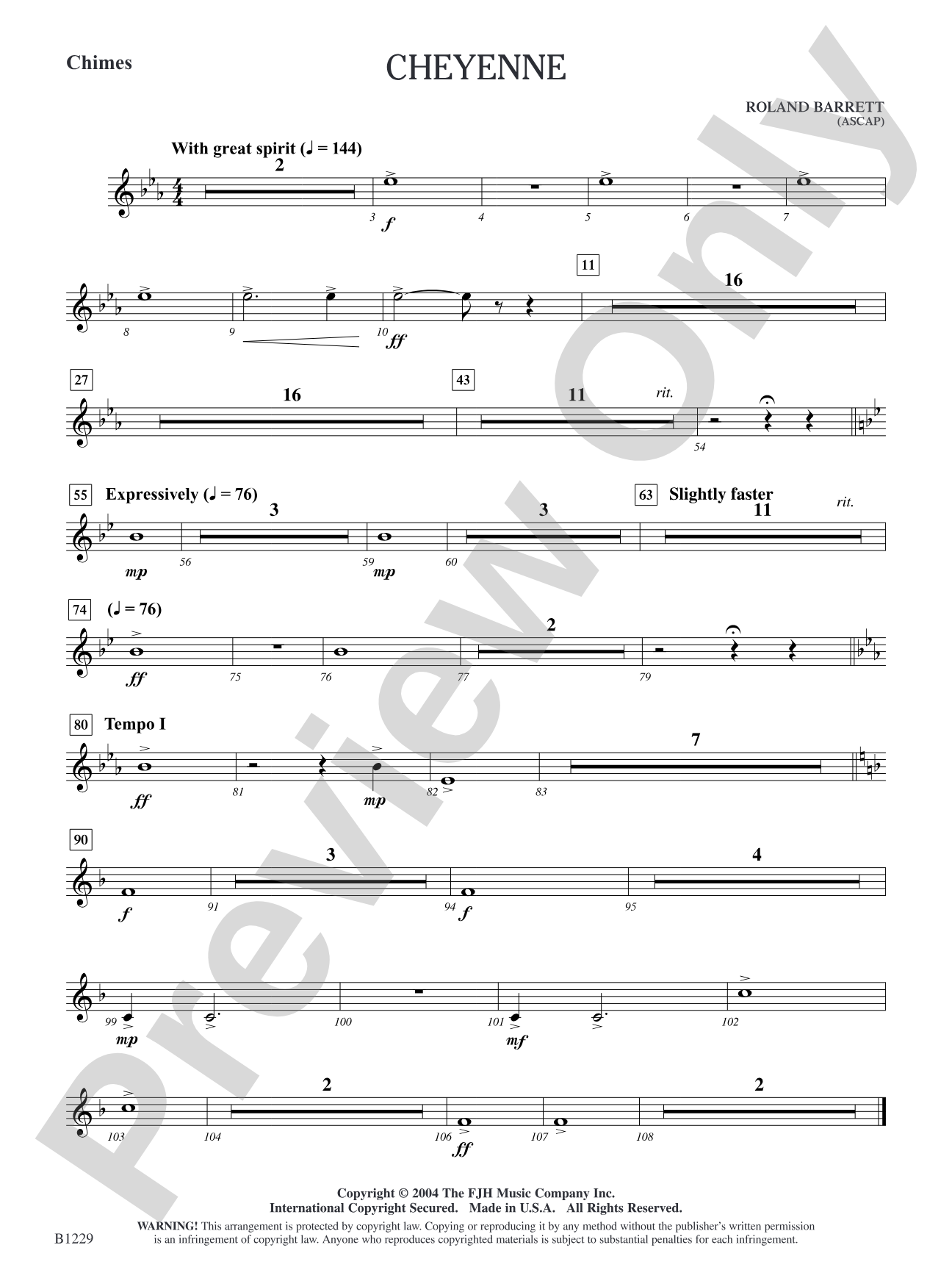 Cheyenne: Chimes