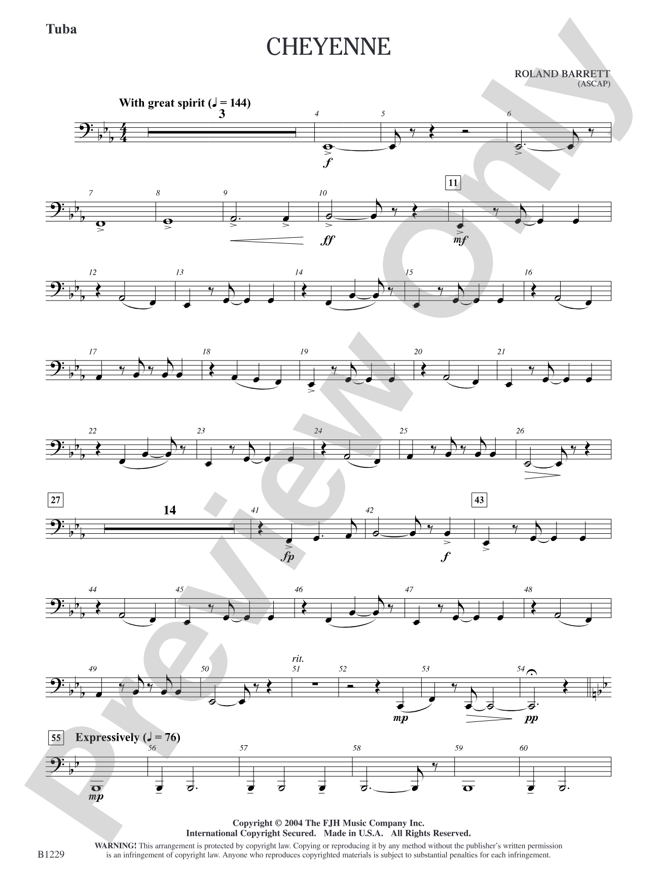 Cheyenne: Tuba