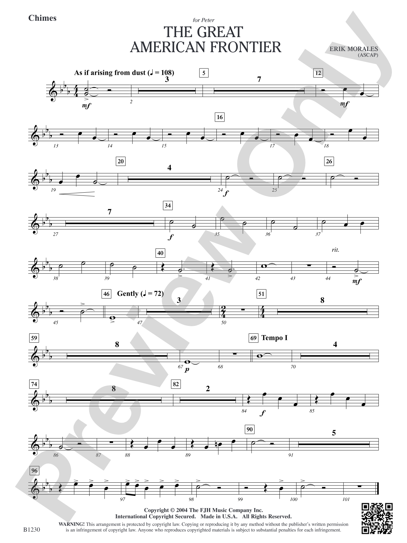 The Great American Frontier: Chimes