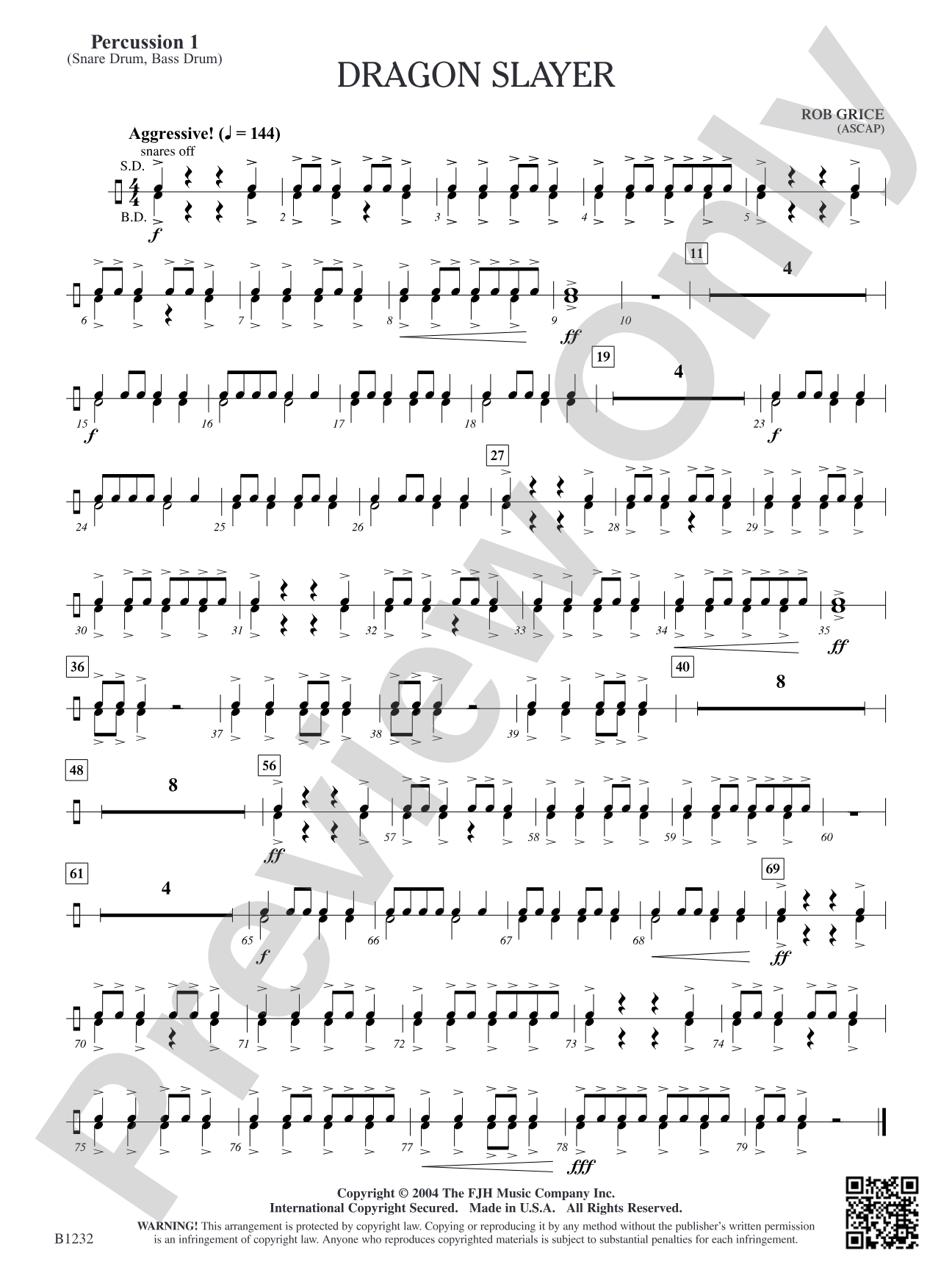 Dragon Slayer: Percussion 1