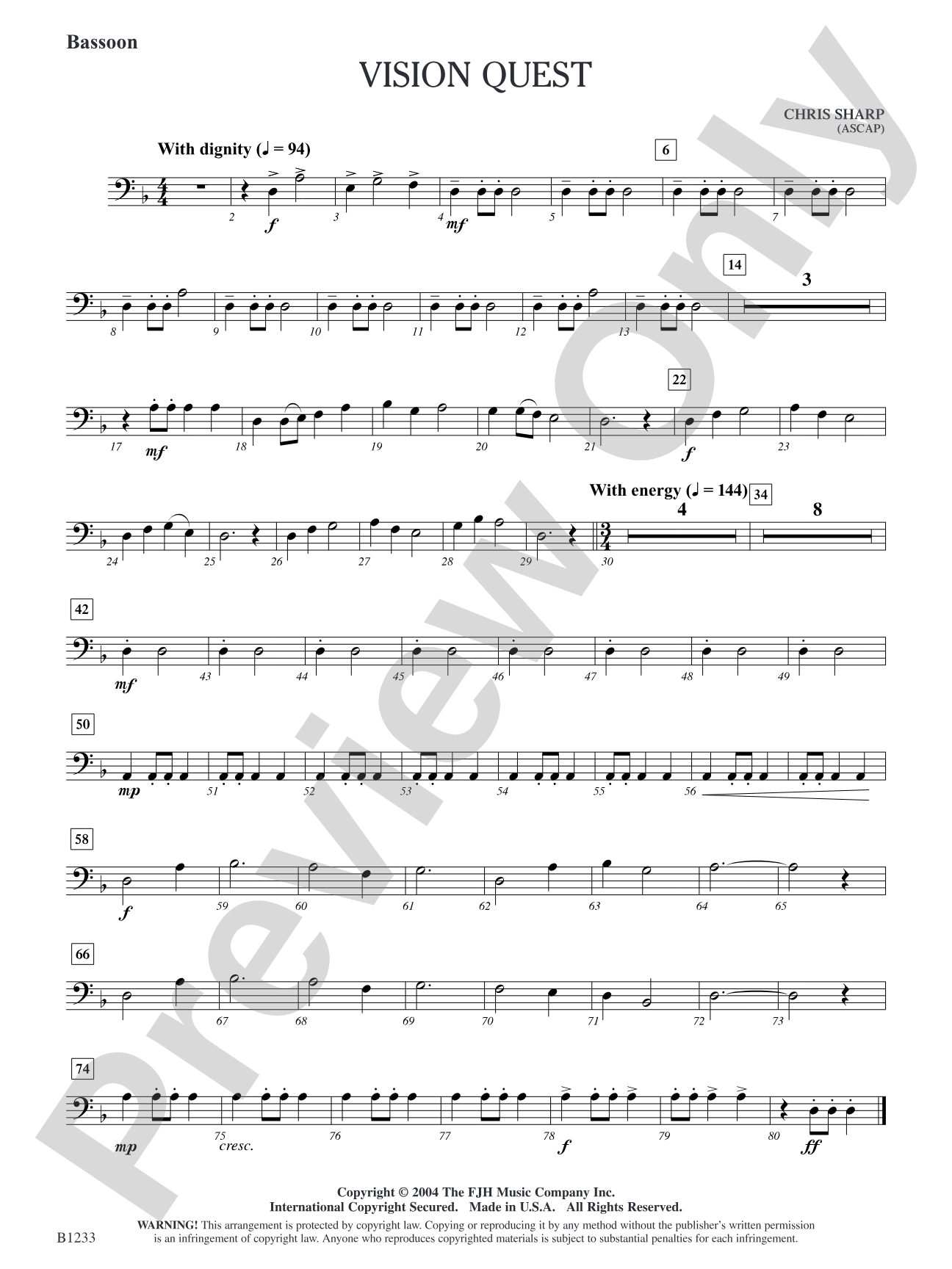 Vision Quest: Bassoon