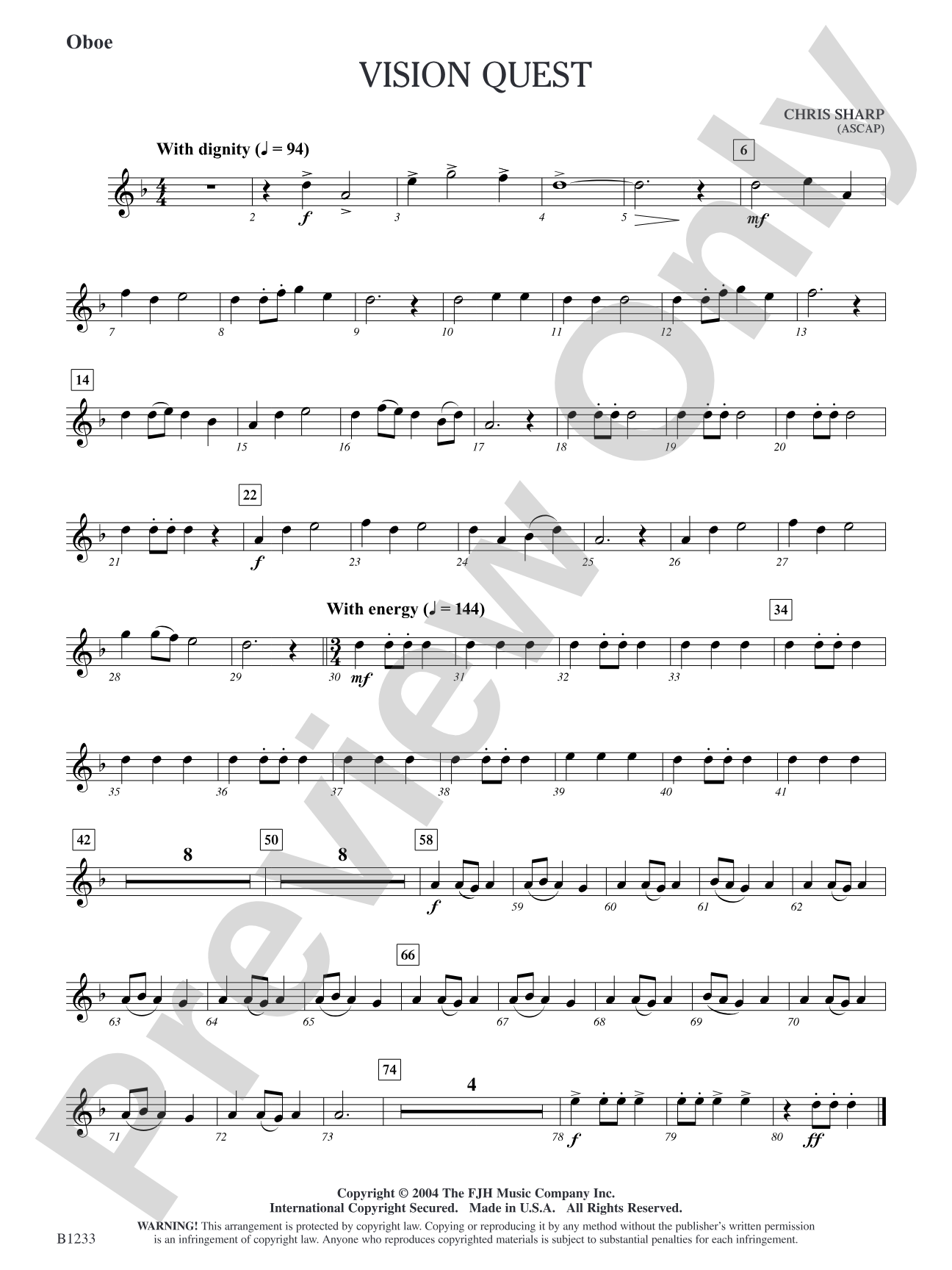Vision Quest: Oboe