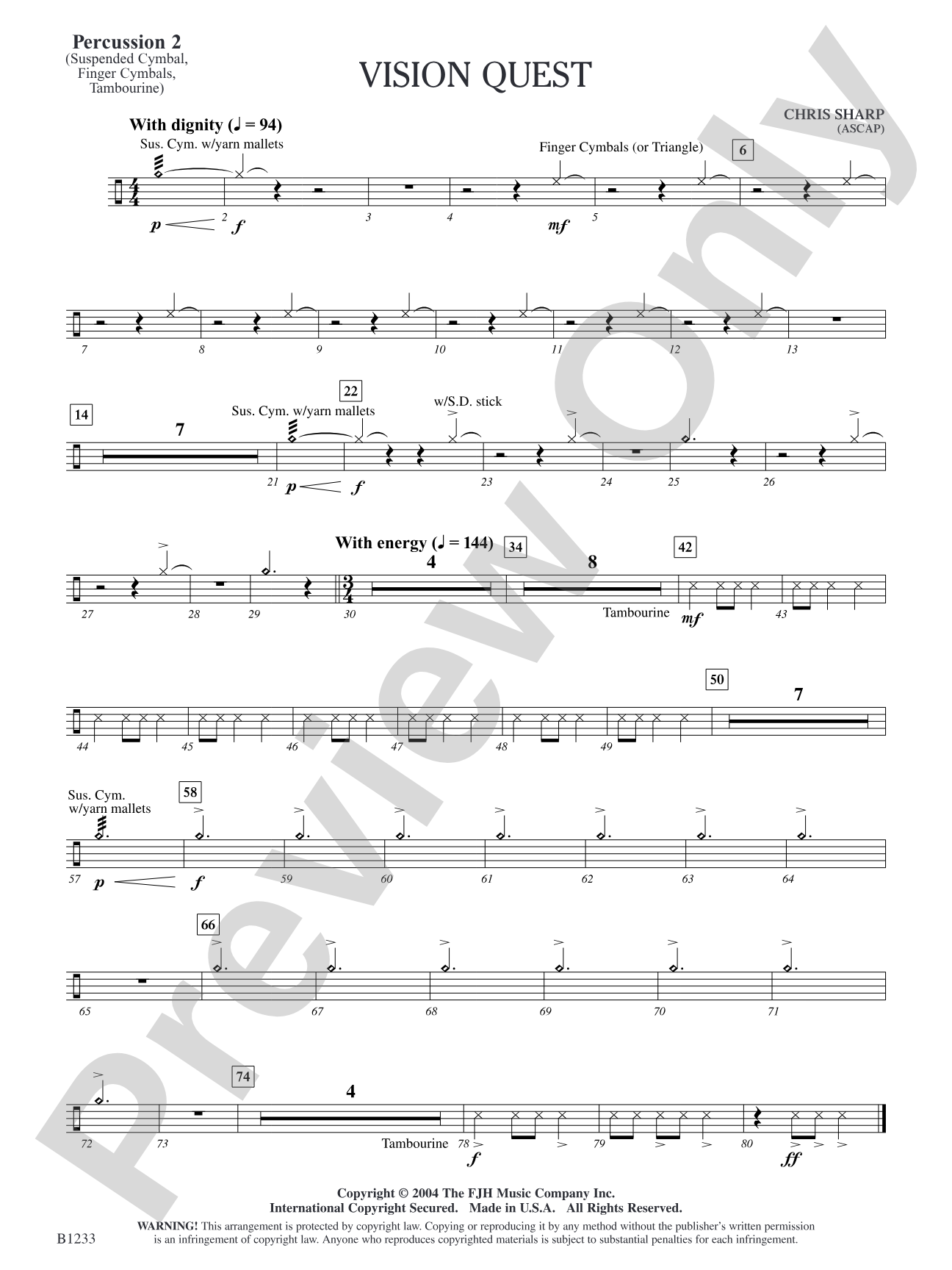 Vision Quest: Percussion 2
