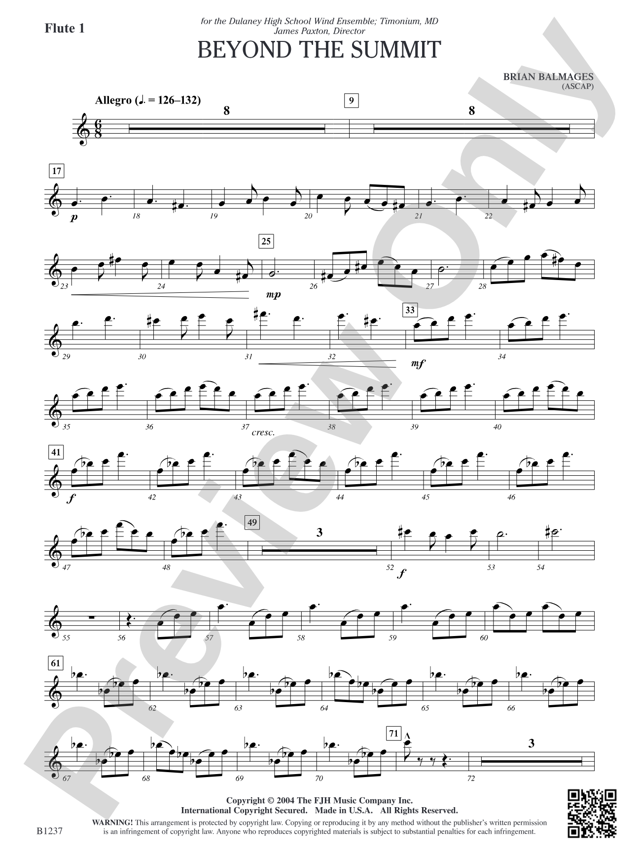 Beyond the Summit: Flute 1
